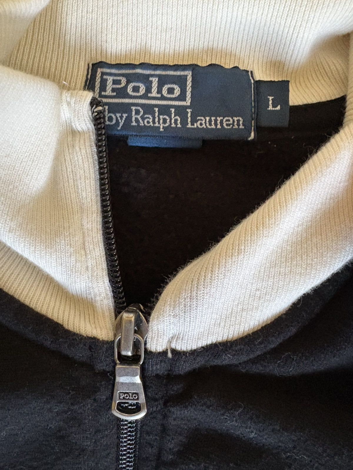 Polo Ralph Lauren Vintage Polo Ralph Lauren Track Jacket Full Zip Stripes L Size US L / EU 52-54 / 3 - 3 Thumbnail