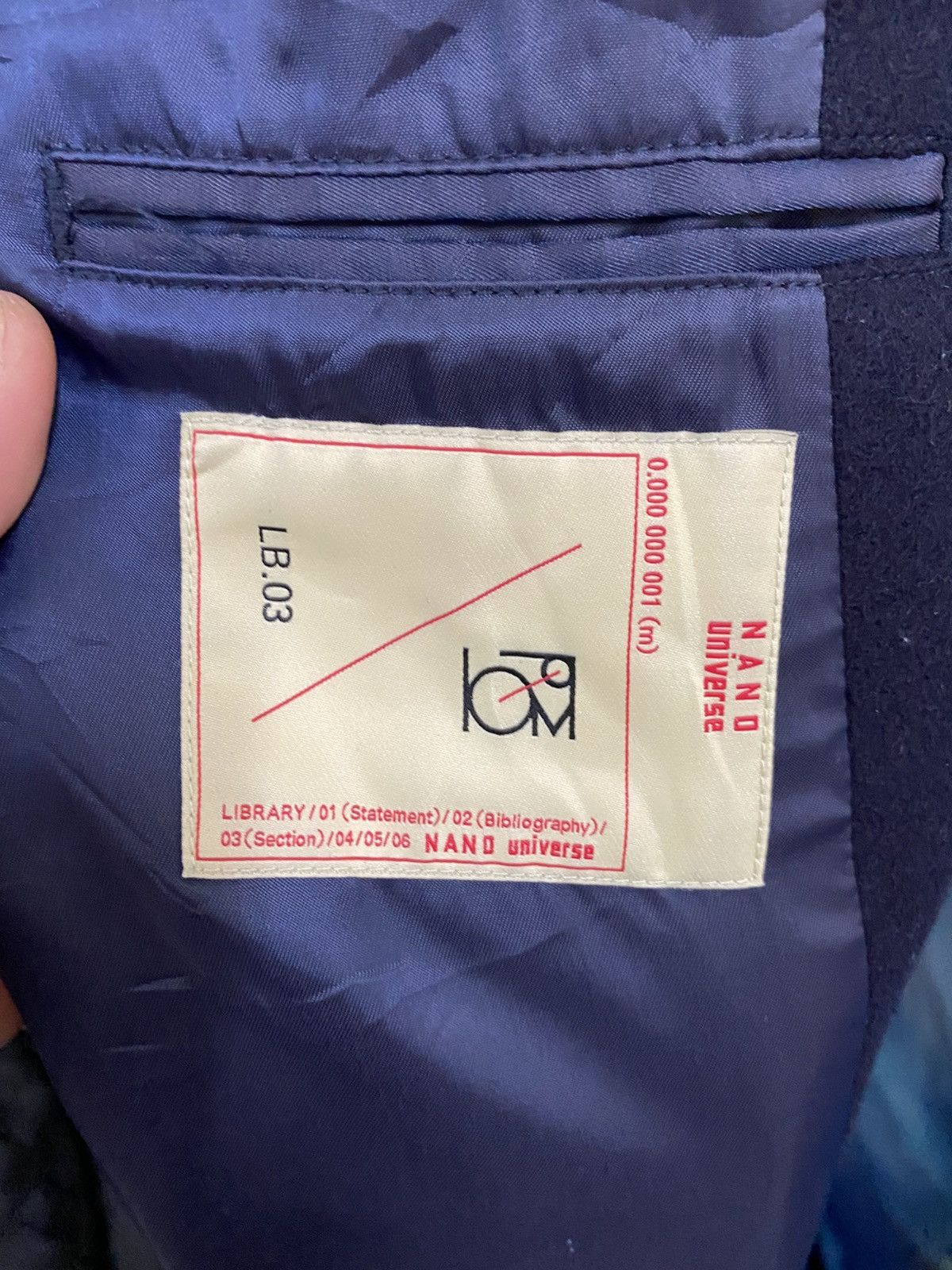 NANO universe Nano Universe Double Breasted Coat Jacket Size US M / EU 48-50 / 2 - 7 Thumbnail