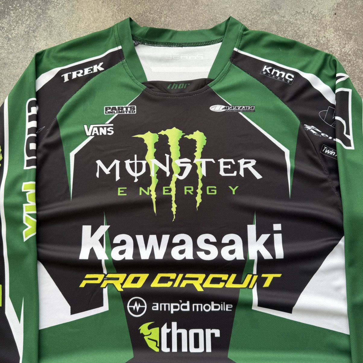 Hypebeast Kawasaki Monster Energy Vintage Y2K Racing Jersey Size US L / EU 52-54 / 3 - 5 Thumbnail