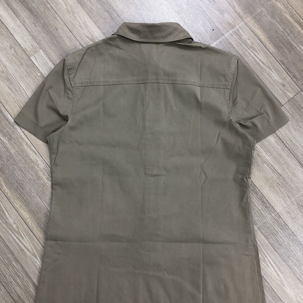 Burberry × Vintage Luxury Burberry London Blue Label Green Midi Dresses Size S / US 4 / IT 40 - 13 Thumbnail