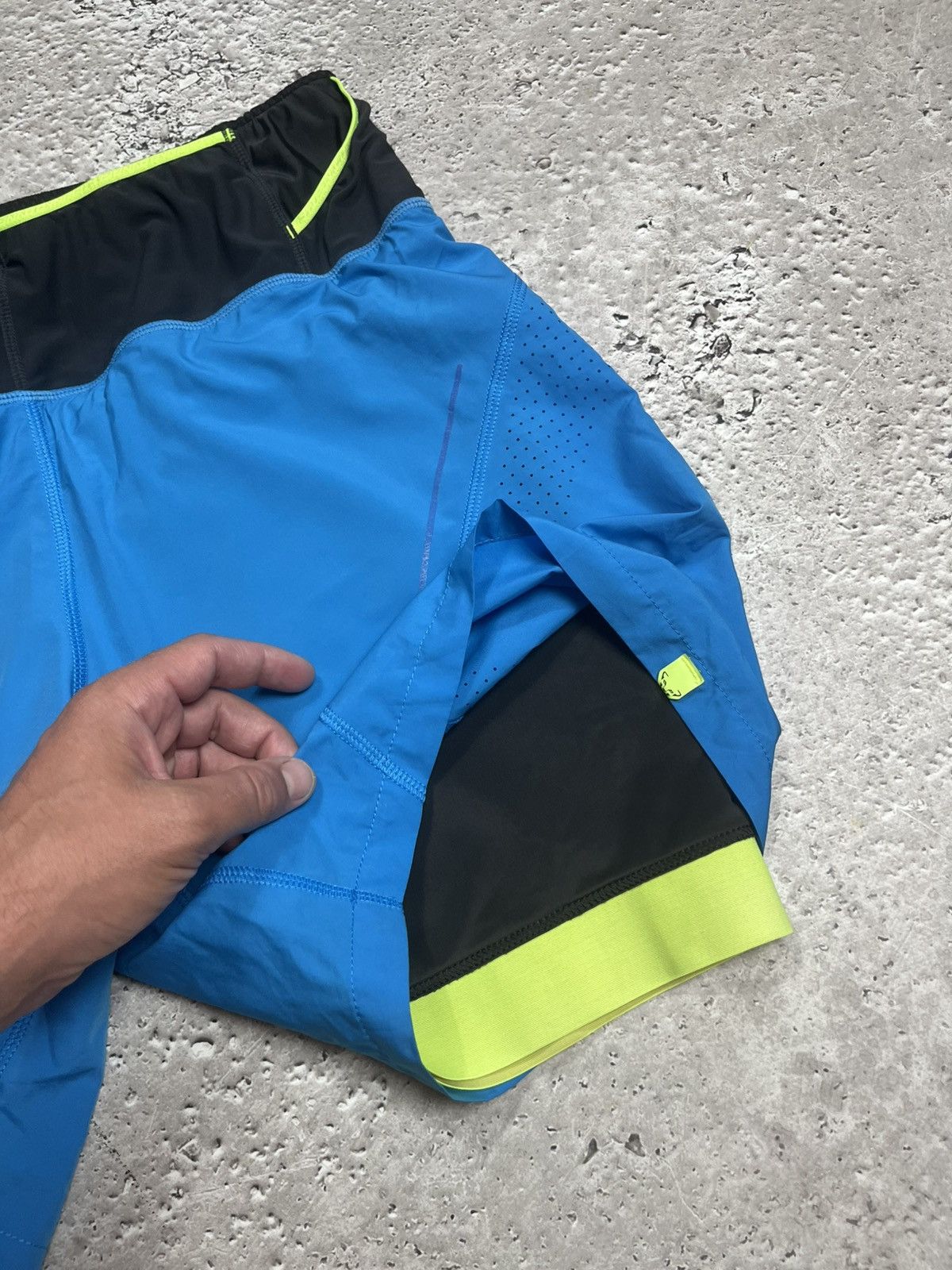 Other Dynafit Trail Running Shorts Blue Black Neon Size EU 50 US M Size US 34 / EU 50 - 9 Thumbnail