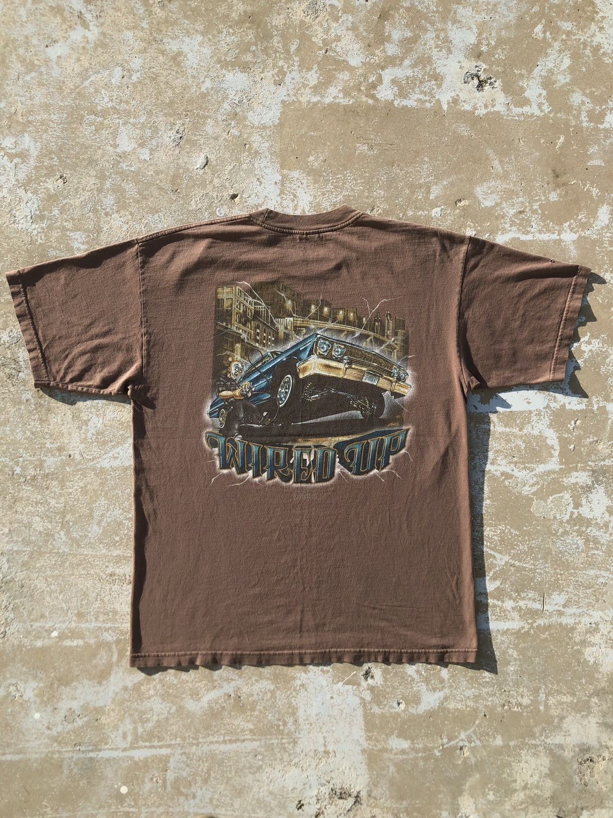 Born X Raised × Vintage Vintage 90s ROLLIN HARD T-shirt Size US XL / EU 56 / 4 - 1 Thumbnail