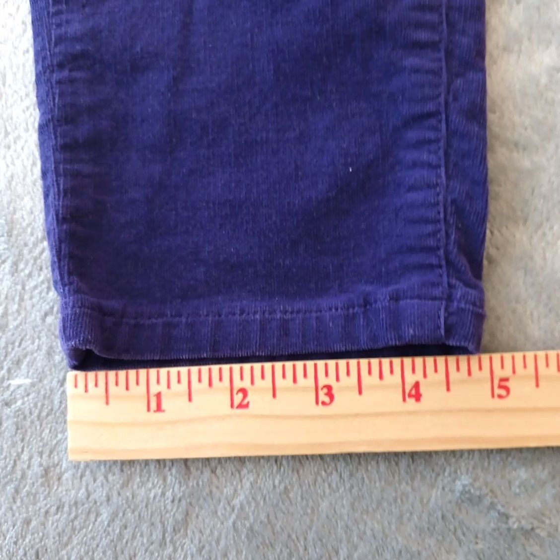 Ann Taylor Ann Taylor Loft Pants Womens Size 4 Purple Super Skinny Corduroy 30x28 Mid Rise - Adult Size 27" / US 4 / IT 40 - 6 Thumbnail