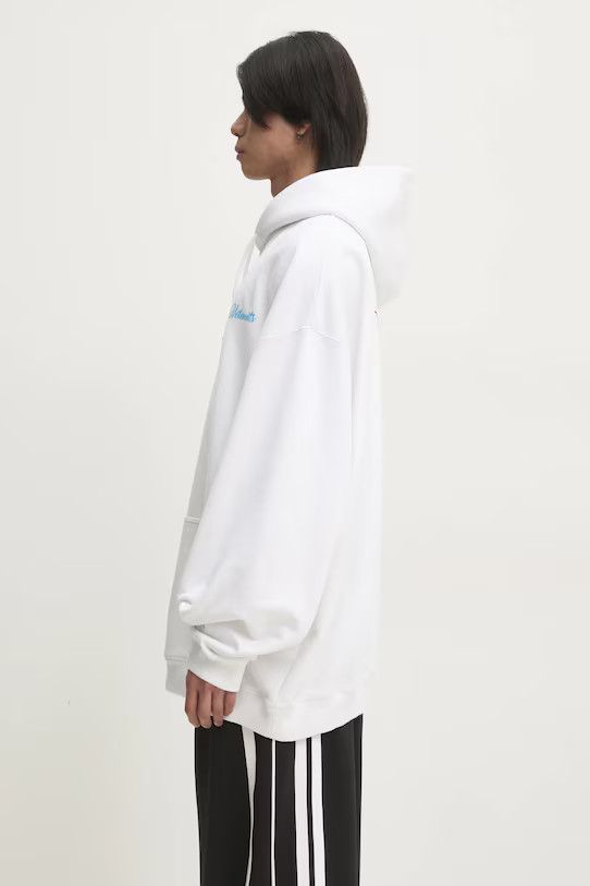 Vetements o1h1sh10525 Oversized Hoodie in White Size US M / EU 48-50 / 2 - 2 Thumbnail