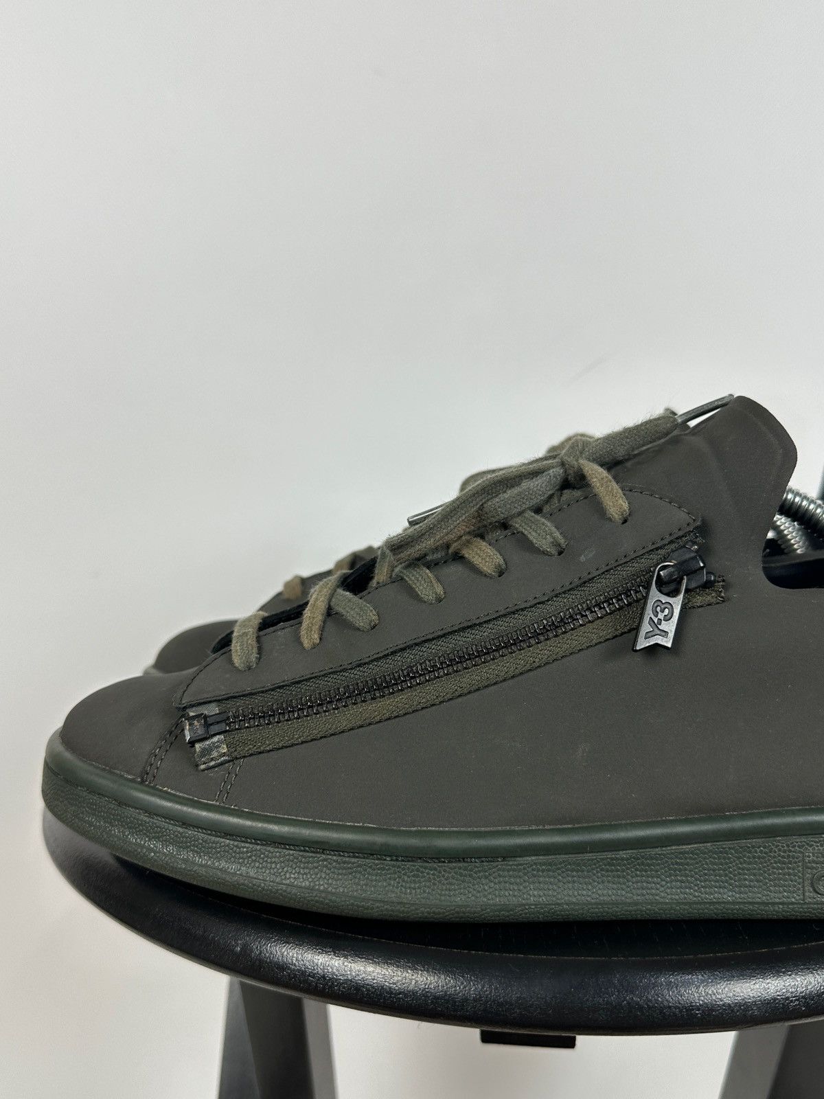 Adidas Adidas Y-3 Stan Smith Zip Khaki Low Top Sneakers Size US 8.5 / EU 41-42 - 16 Thumbnail