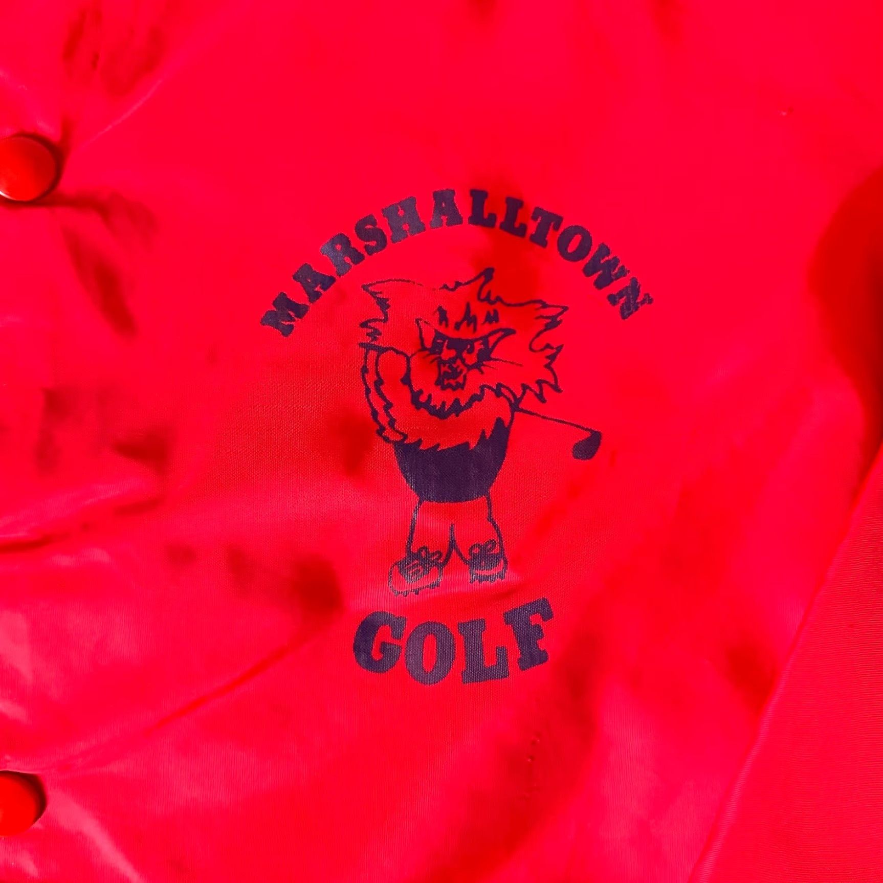 Vintage VINTAGE West Wind Bomber Jacket Mens Large Red Satin Nylon Golf 90s USA Size US L / EU 52-54 / 3 - 4 Thumbnail