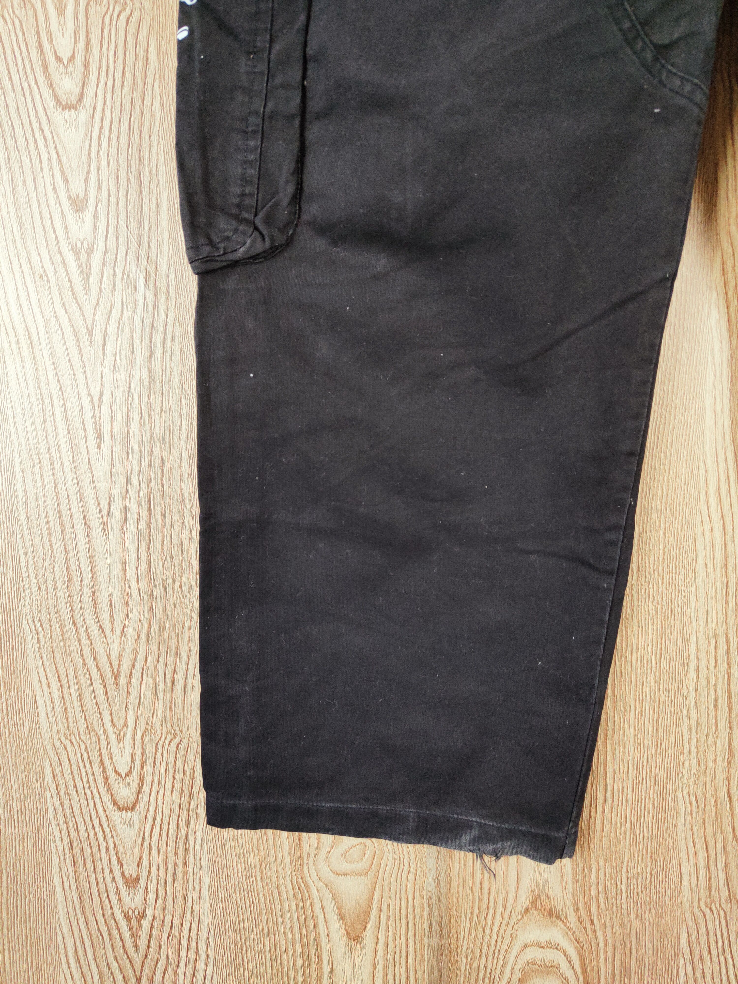 Japanese Brand DL JinMa Jeans Black Multipocket Tactical Cargo Pants #W518 Size US 32 / EU 48 - 10 Thumbnail