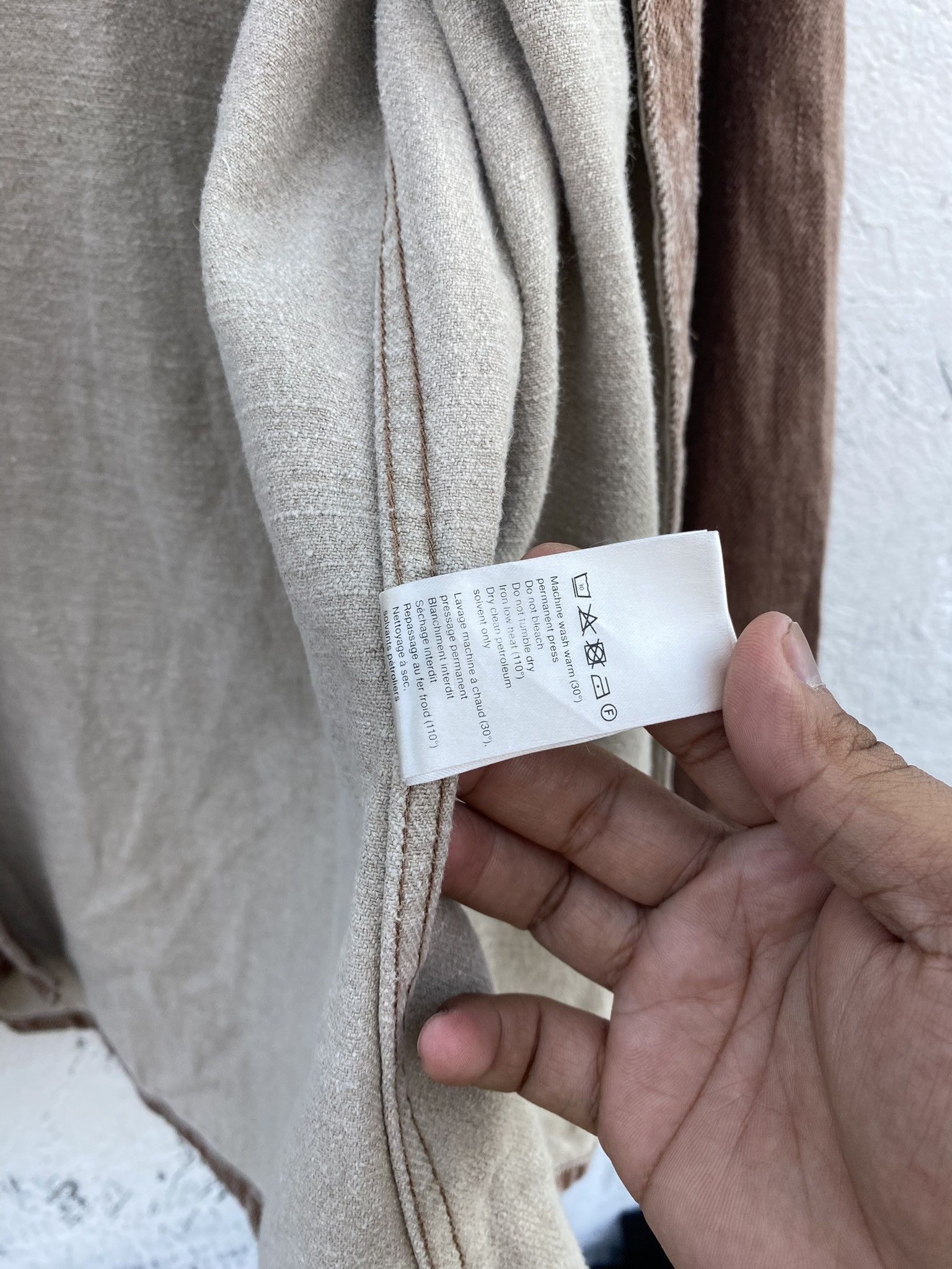 Nanushka Linen Dome Shirt Size US M / EU 48-50 / 2 - 9 Thumbnail