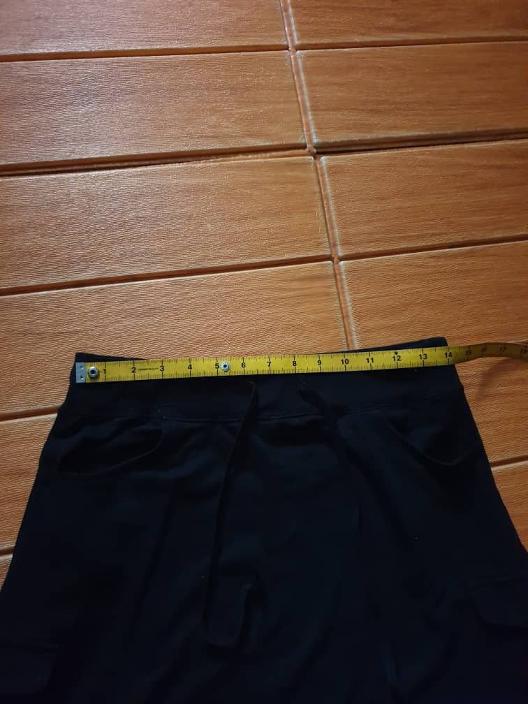 Japanese Brand Harajuku Japanese style cargo black skirt Size 29" - 8 Thumbnail