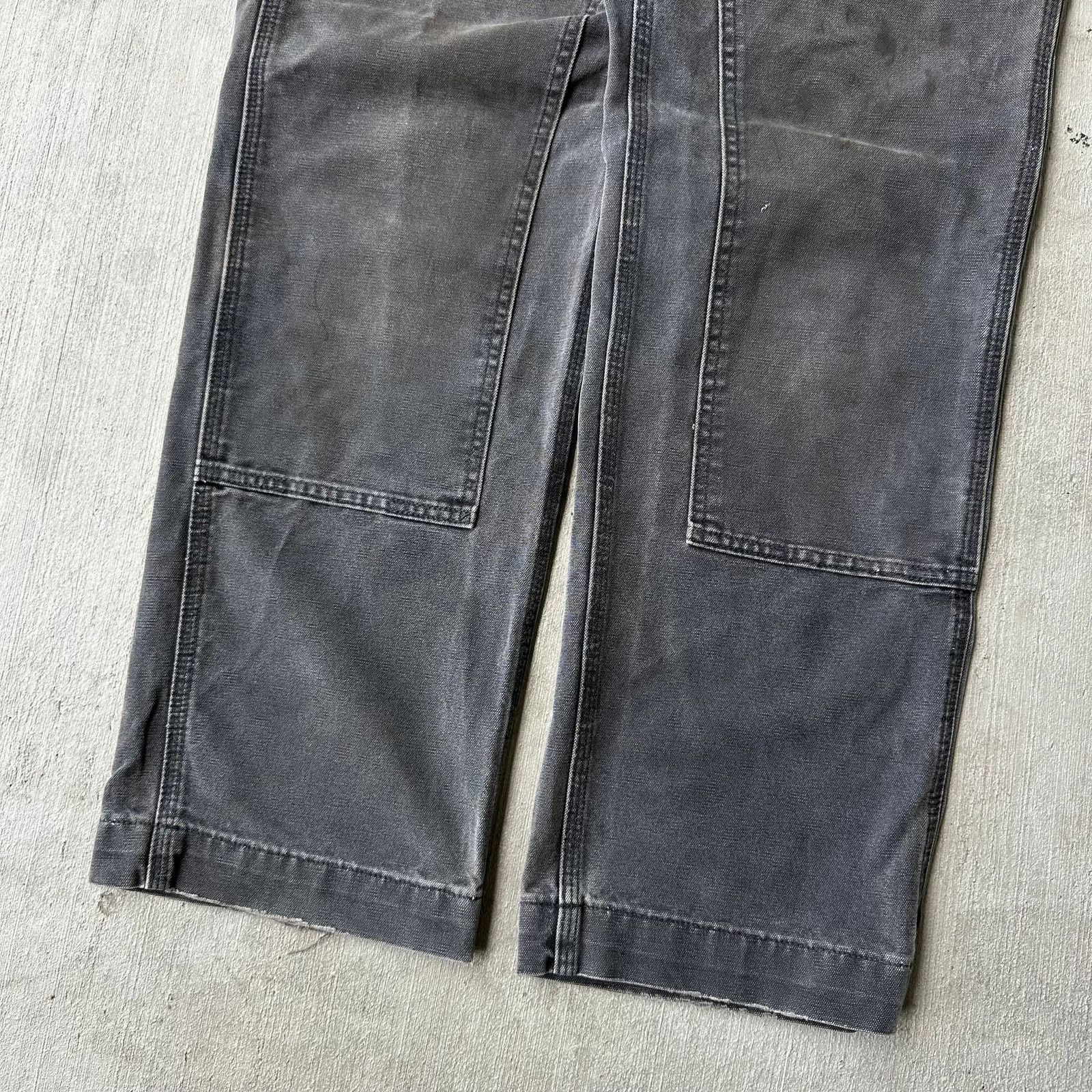 Carhartt × Vintage Carhartt WOMENS black double knee work wear carpenter pants Size US 33 - 3 Thumbnail