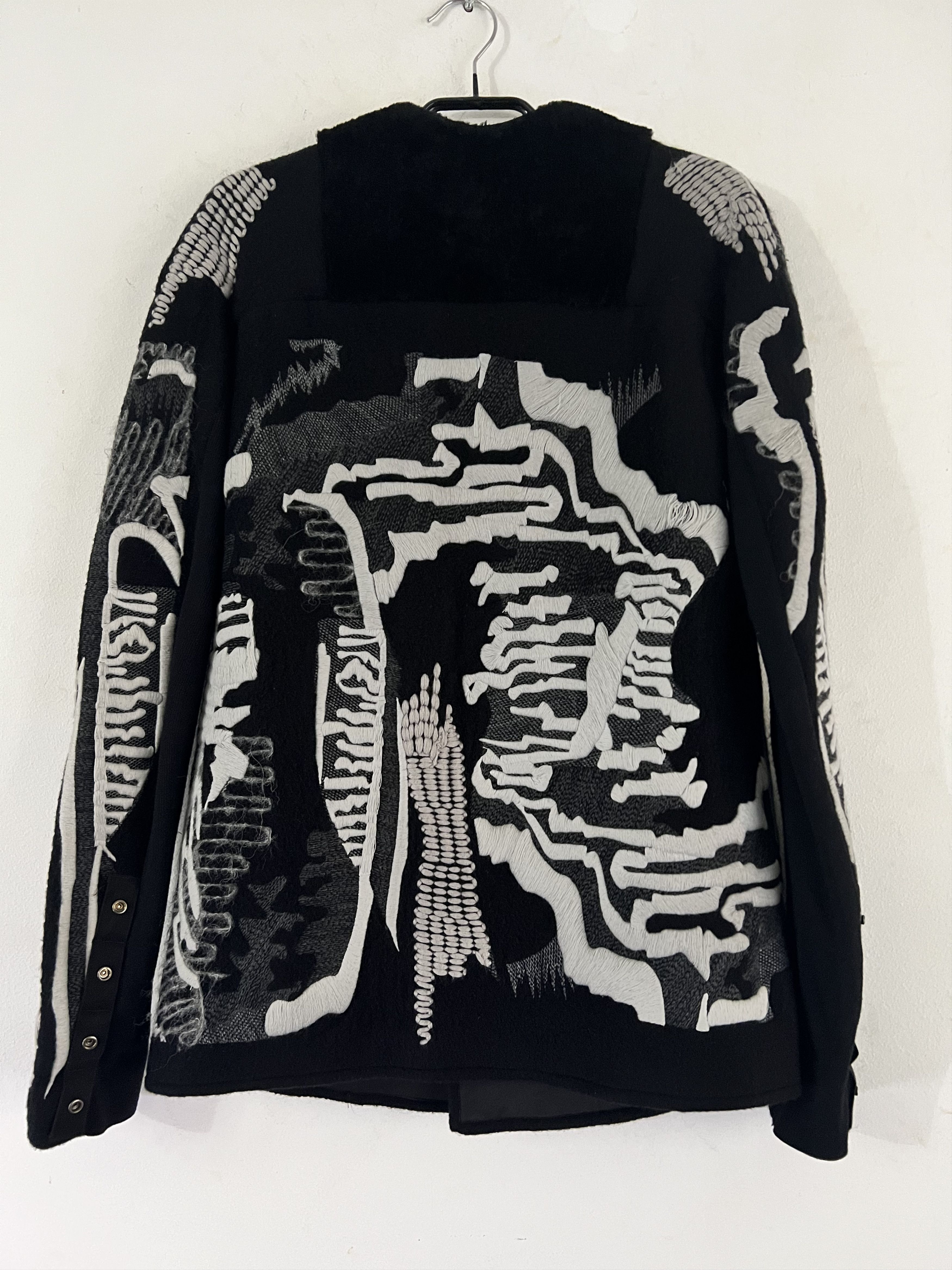 Rick Owens Runway MOODY FW14 Cashmere Embroidered Size S / US 4 / IT 40 - 6 Thumbnail
