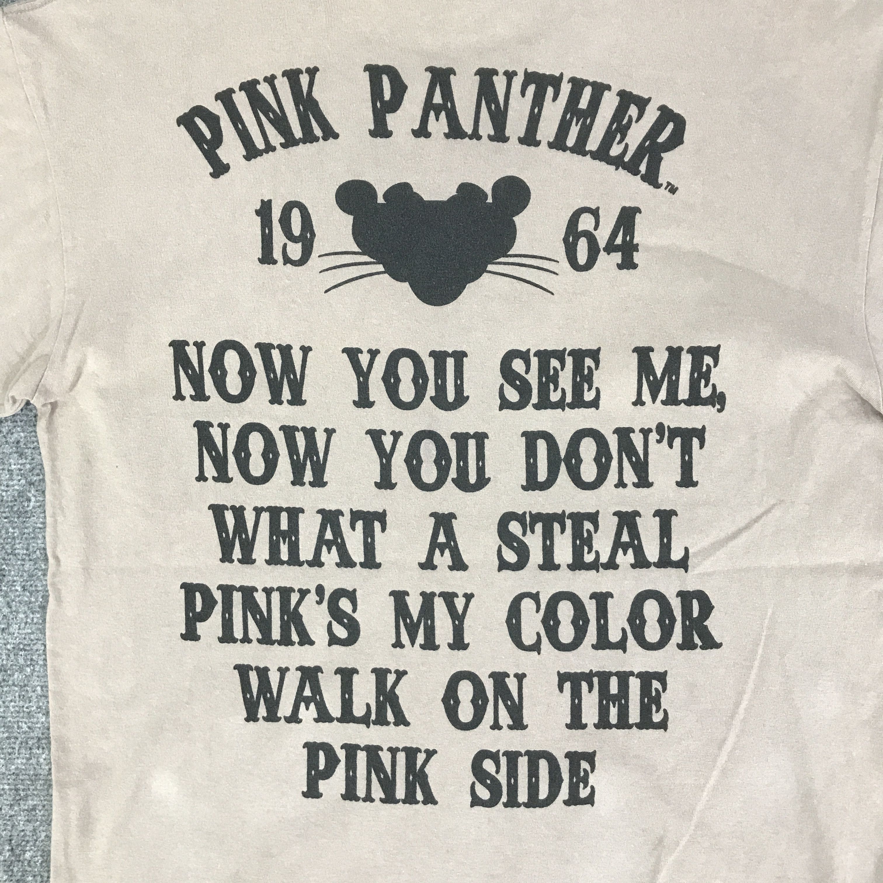 Cartoon Network PINK PANTHER BIG LOGO CARTOON T-SHIRT K93B47 Size US L / EU 52-54 / 3 - 5 Thumbnail