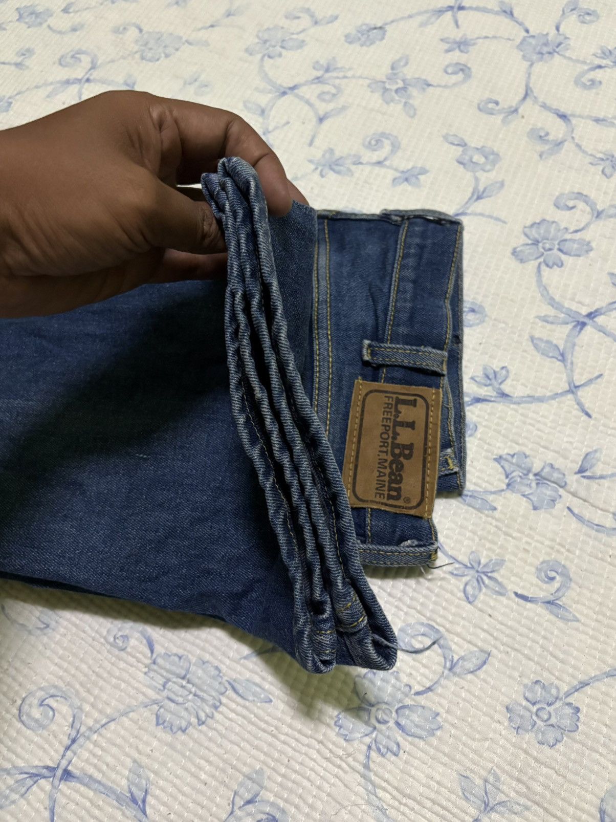 L.L. Bean L.L.Bean Straight Cut Streetwear Denim Size US 34 / EU 50 - 13 Thumbnail