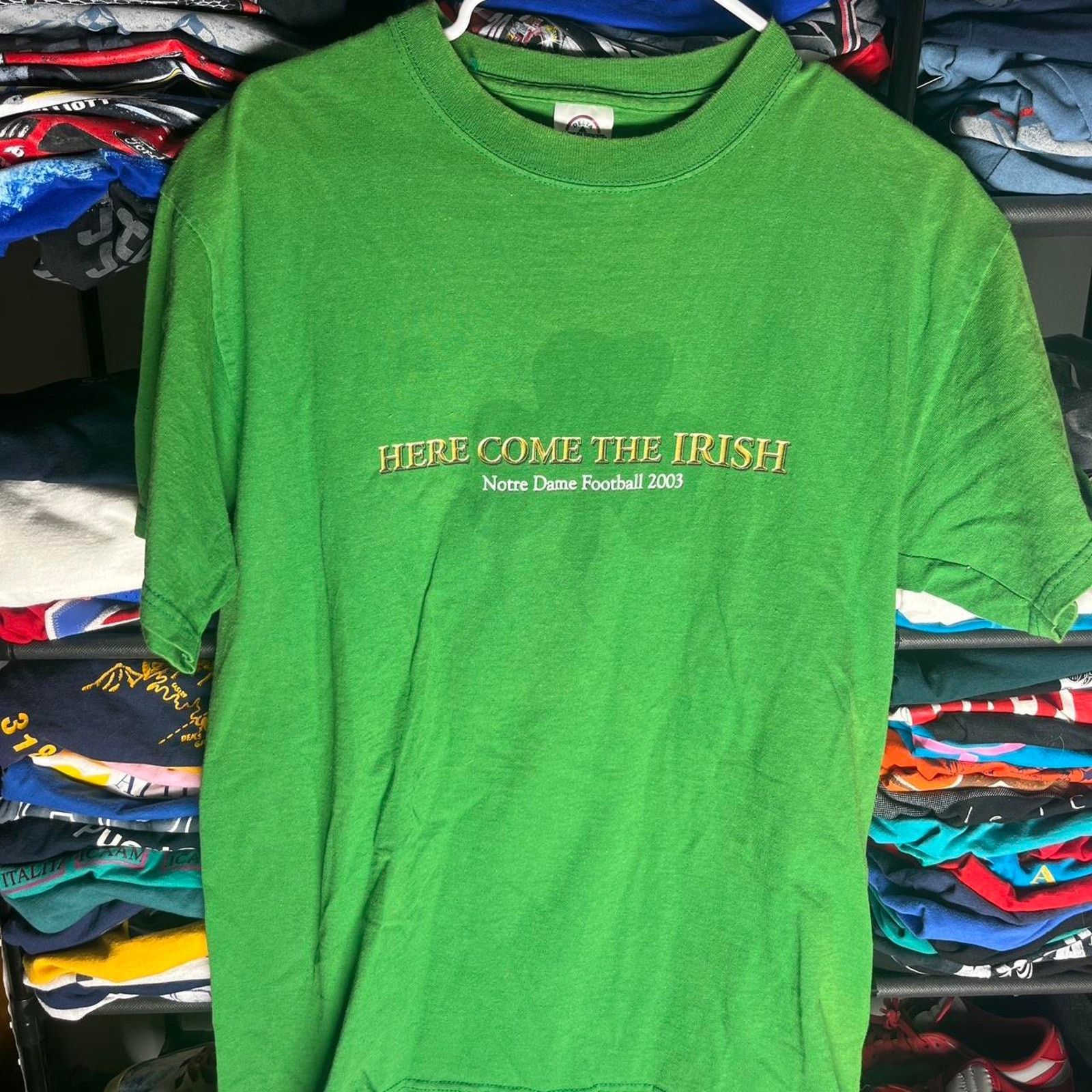 Delta Vintage Notre Dame football t shirt Size US M / EU 48-50 / 2 - 2 Thumbnail