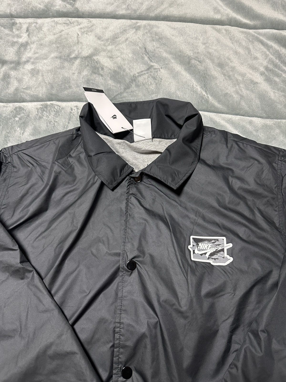 Nike NEW Sz 2XL Nike French Terry Jacket black/white W/ Lightning Size US XL / EU 56 / 4 - 4 Thumbnail