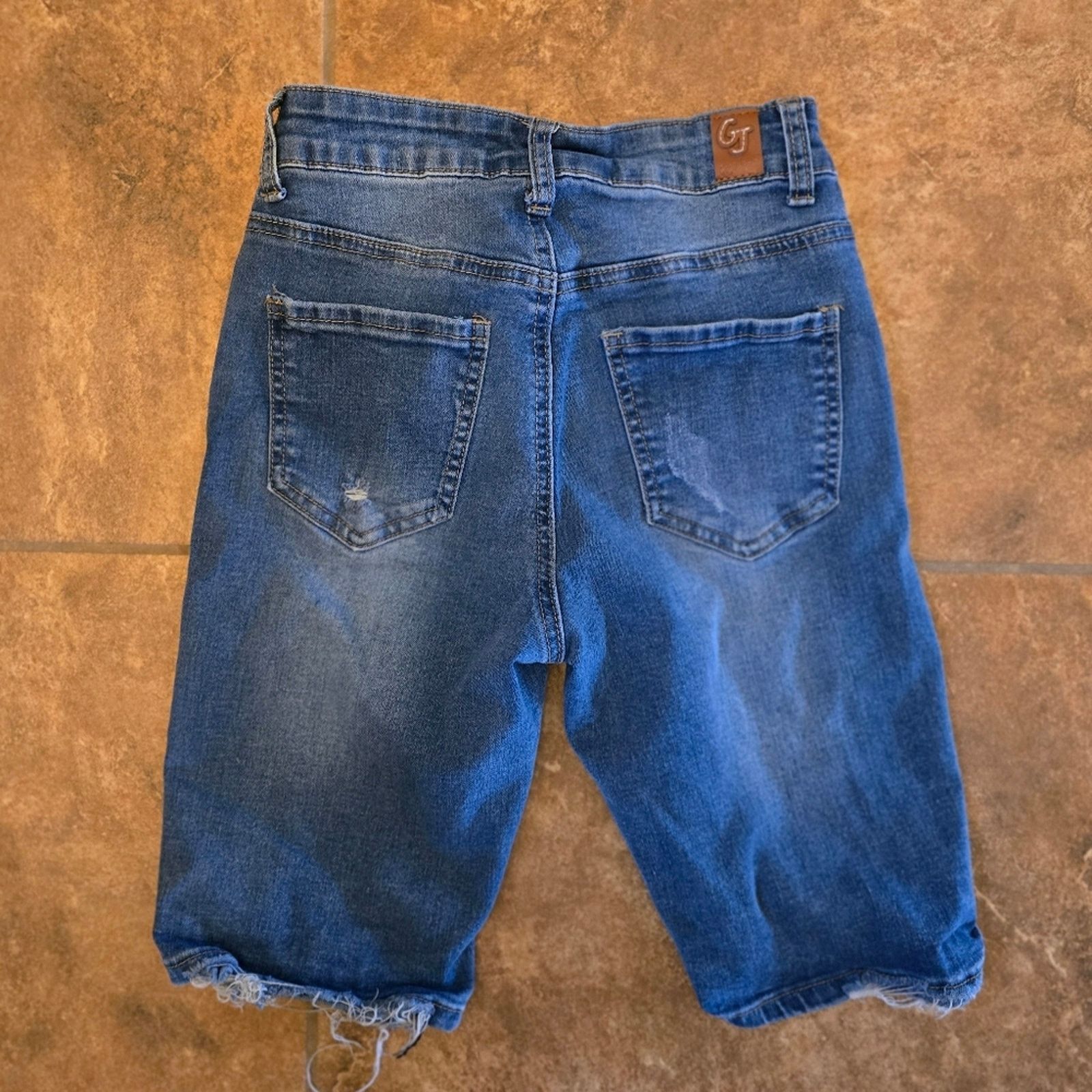 Other Denim Distressed | GOGO | High Rise Jean Bermuda Size 25" / US 0 / IT 36 - 2 Thumbnail