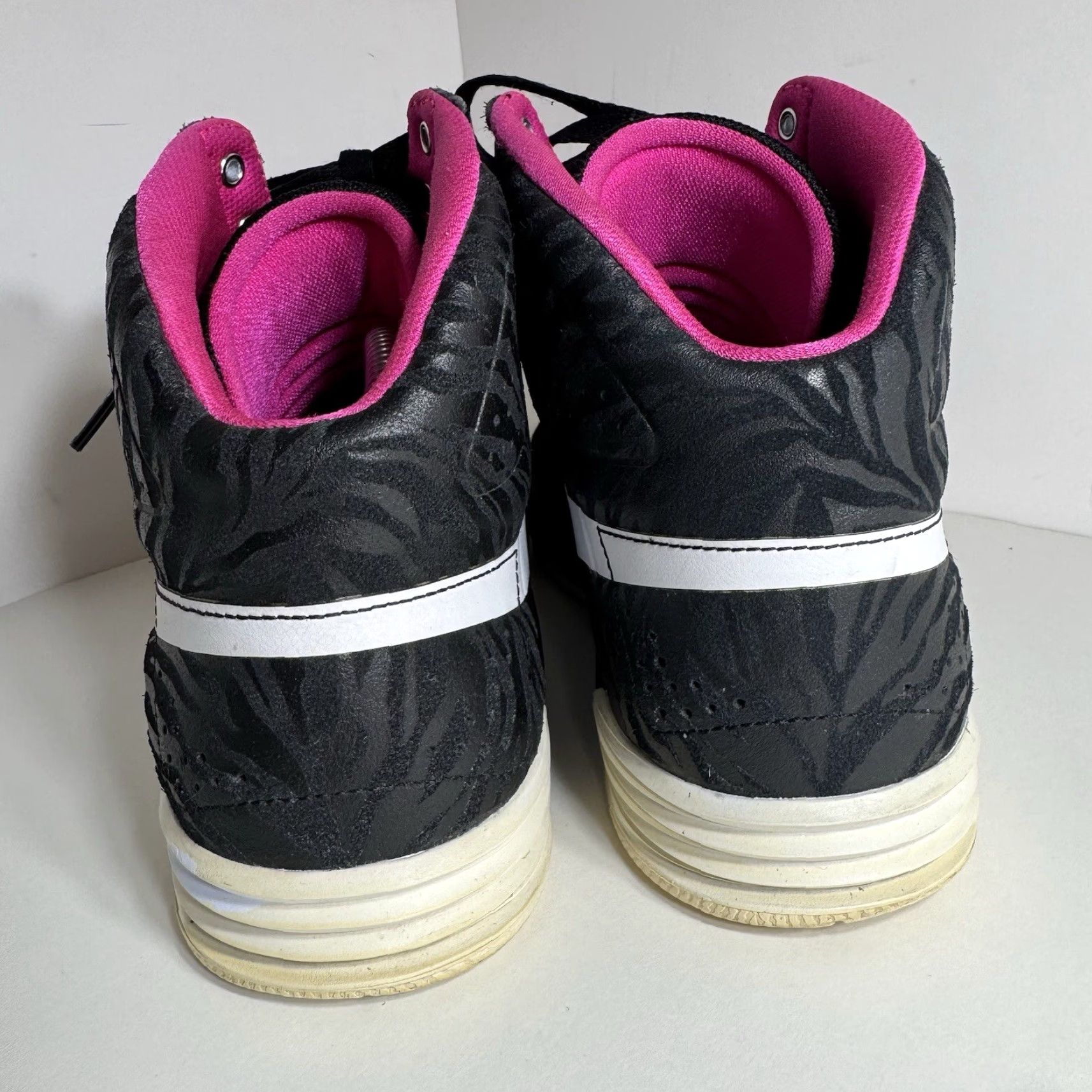 Nike VINTAGE Nike Paul Rodriguez 7 Hi SB Mens Size 10.5 616355-016 Black Pink Foil Sneakers Size US 10 / EU 43 - 7 Thumbnail