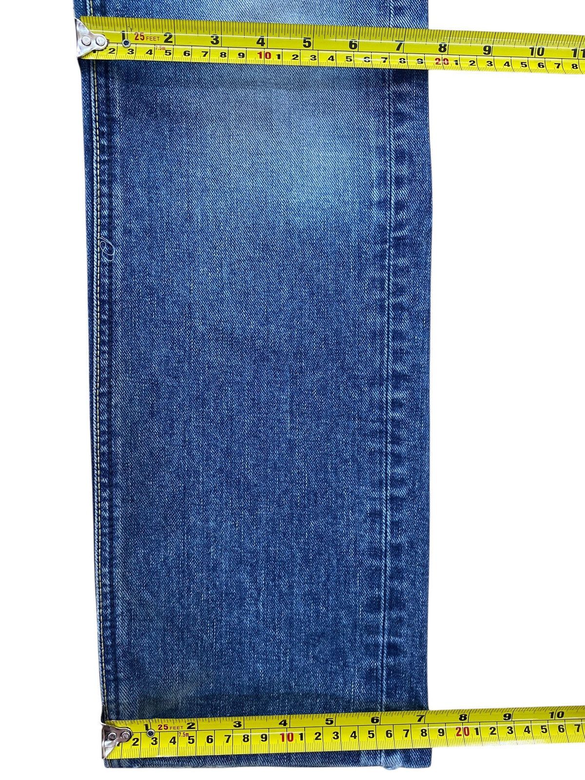 Lee Lee Riders Light Blue Wash Whiskered Style Skinny Leg Jeans Size US 31 - 9 Thumbnail