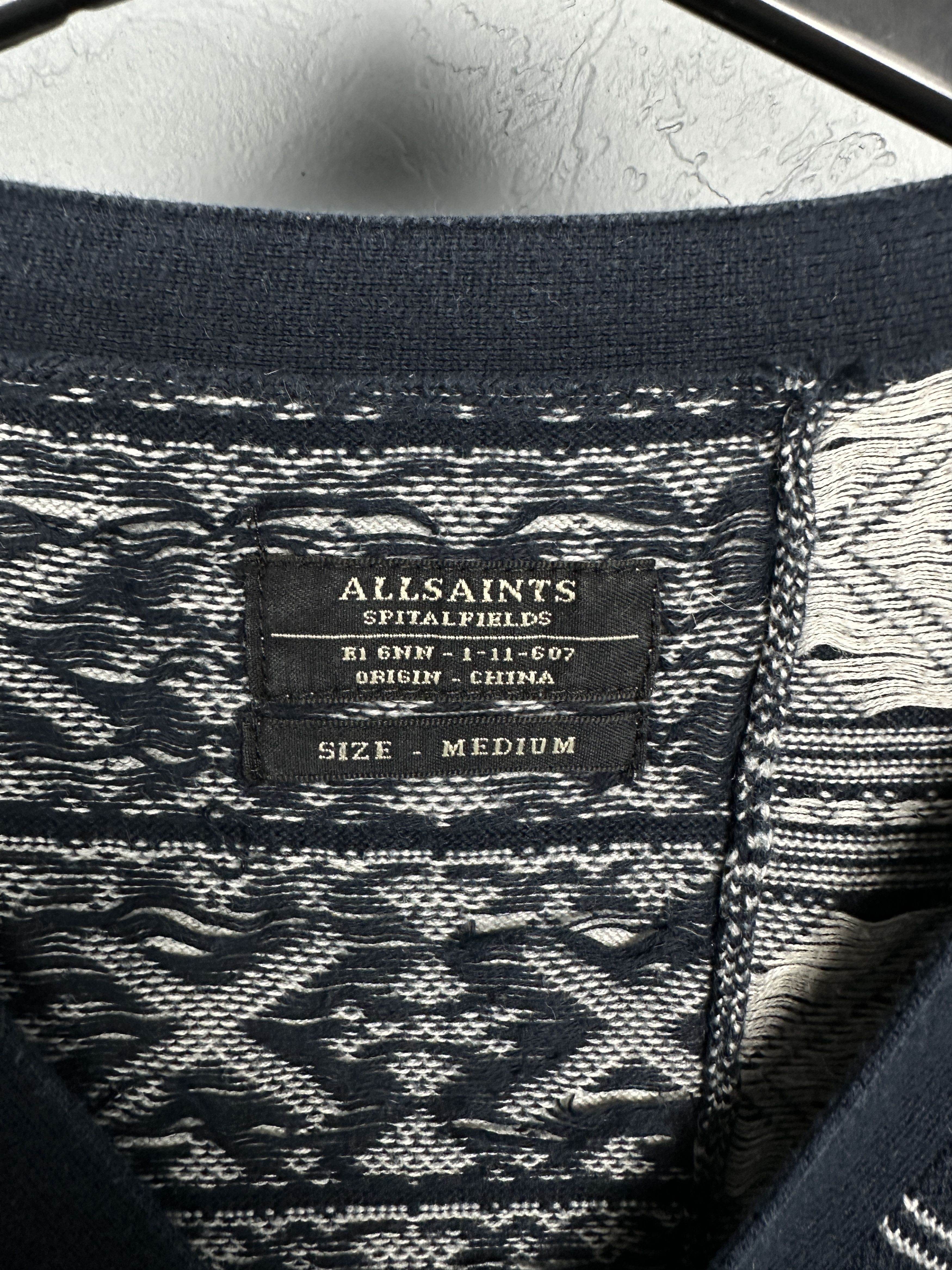 Allsaints Allsaints Mens Knit Cardigan Sweater Size US M / EU 48-50 / 2 - 3 Thumbnail