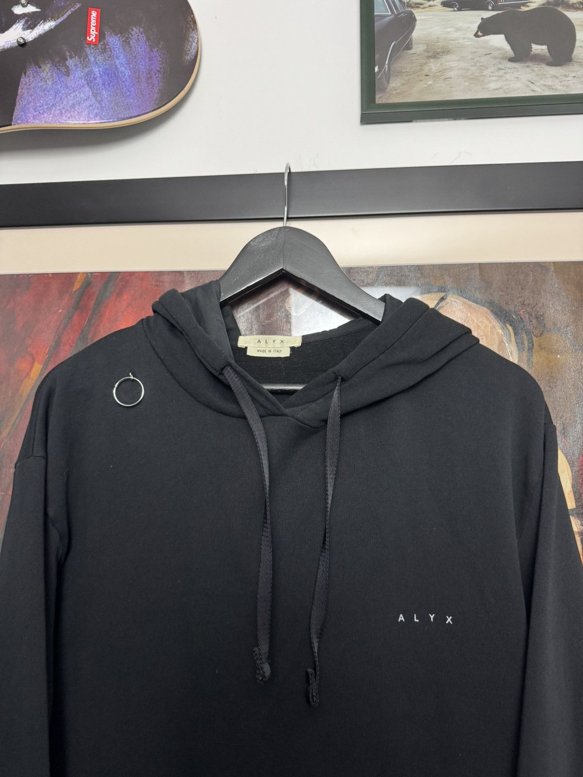 Alyx Alyx Designer Avant Garde Black Hoodie Pin Metal Size US M / EU 48-50 / 2 - 2 Thumbnail