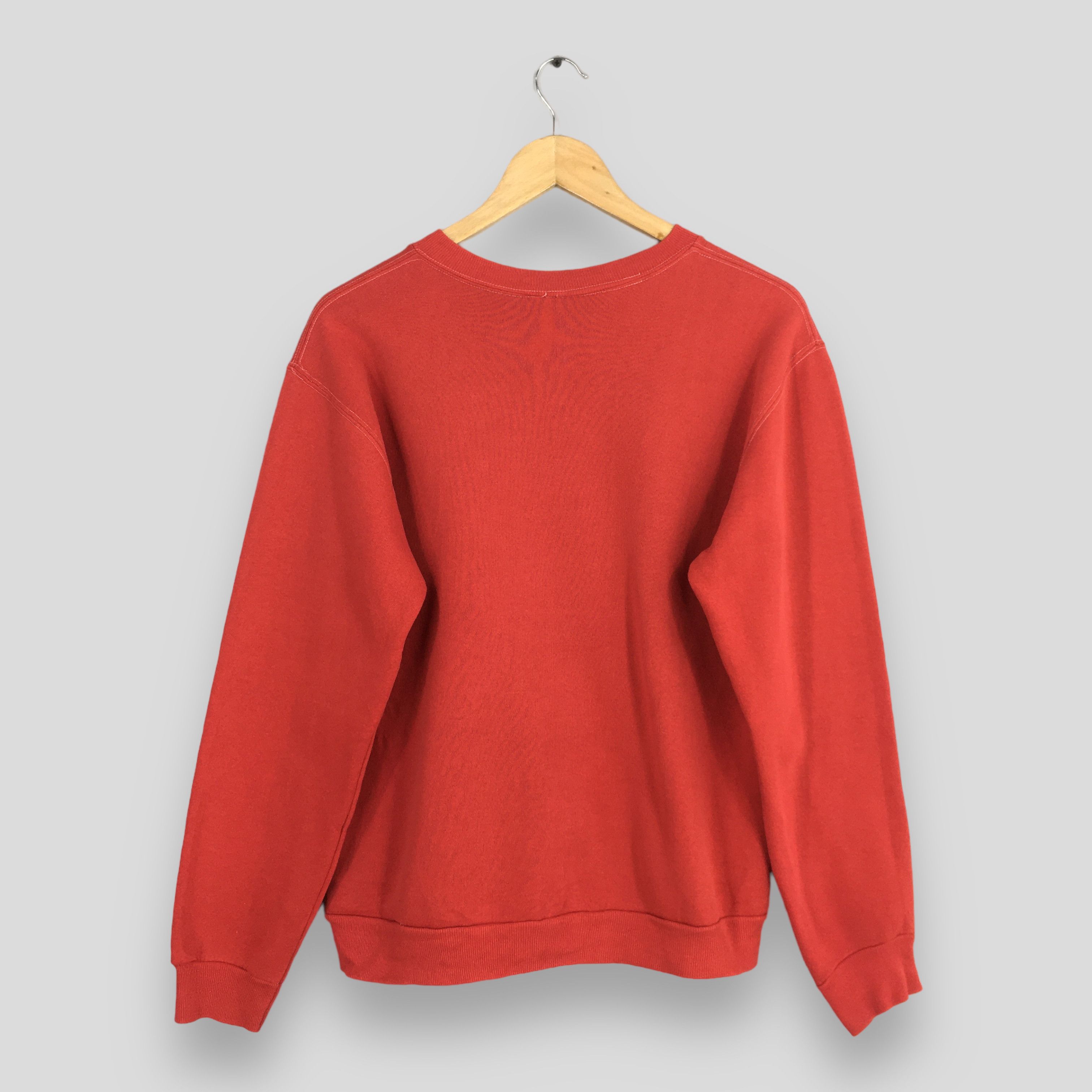 Russell Athletic × Vintage Vintage 90s Russell Athletic Plain Red Sweatshirt Medium Size US M / EU 48-50 / 2 - 7 Thumbnail