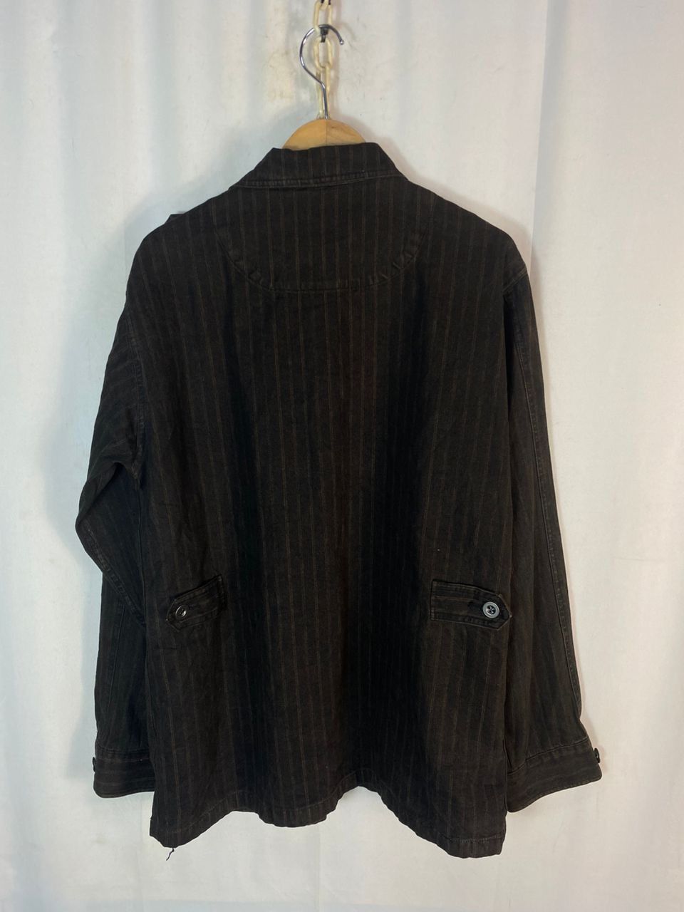 Airwalk Airwalk stripe denim button up jacket Size US L / EU 52-54 / 3 - 12 Thumbnail