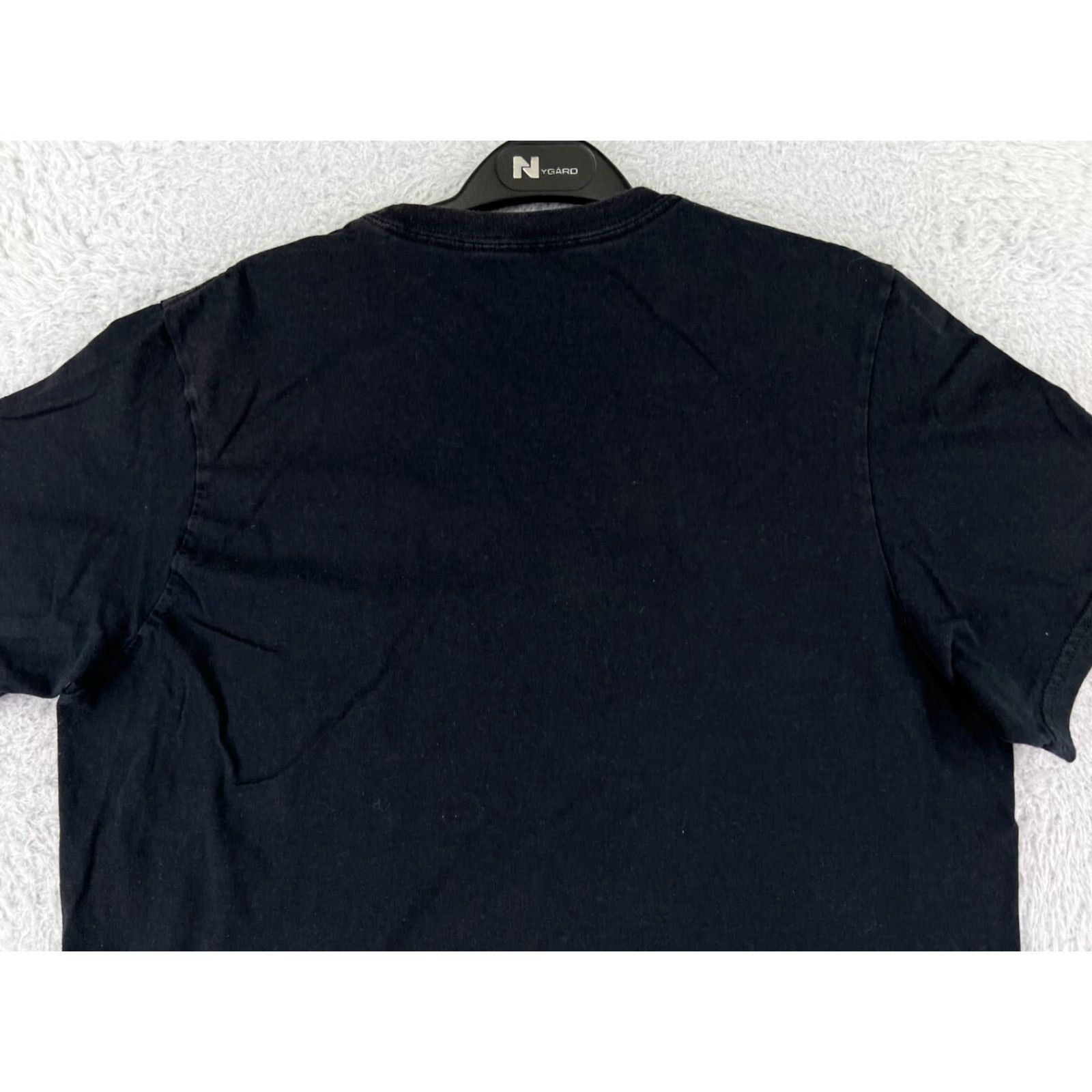 Adidas Adidas Shirt Men Large Black Logo Short Sleeve Crew Neck Cotton Jersey Golf Size US L / EU 52-54 / 3 - 7 Thumbnail