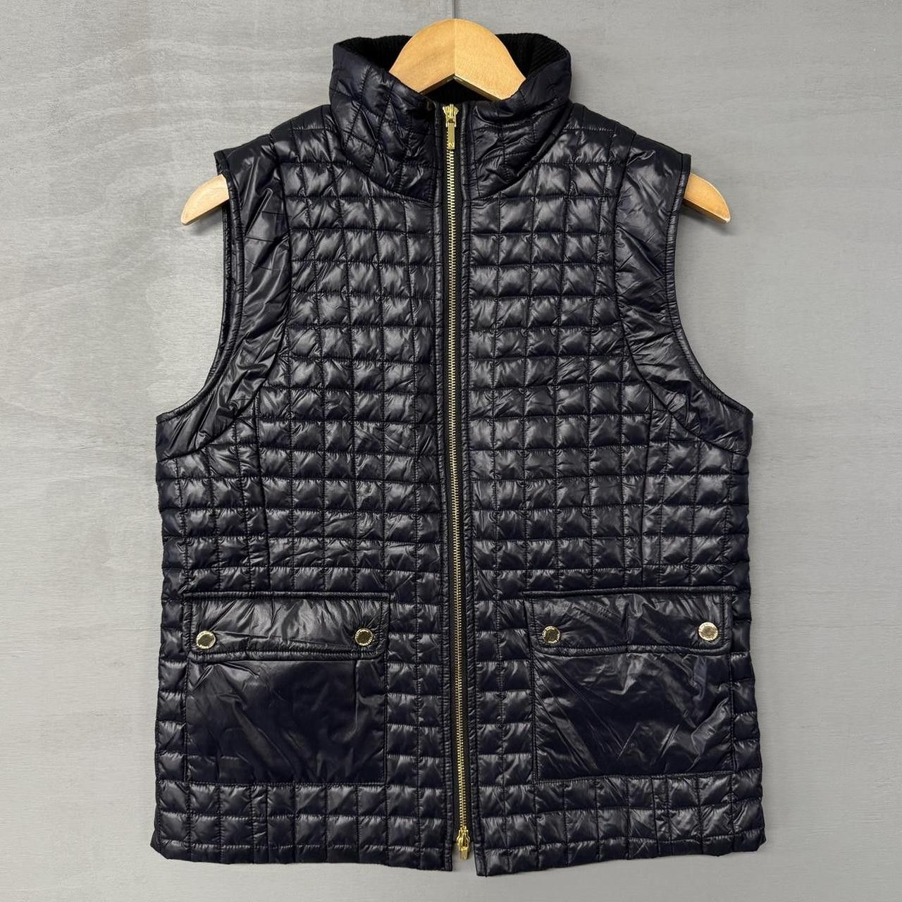 Tory Burch Tory Burch Quilted Tricia Puffer Vest Purple Women’s Medium Size M / US 6-8 / IT 42-44 - 1 Thumbnail