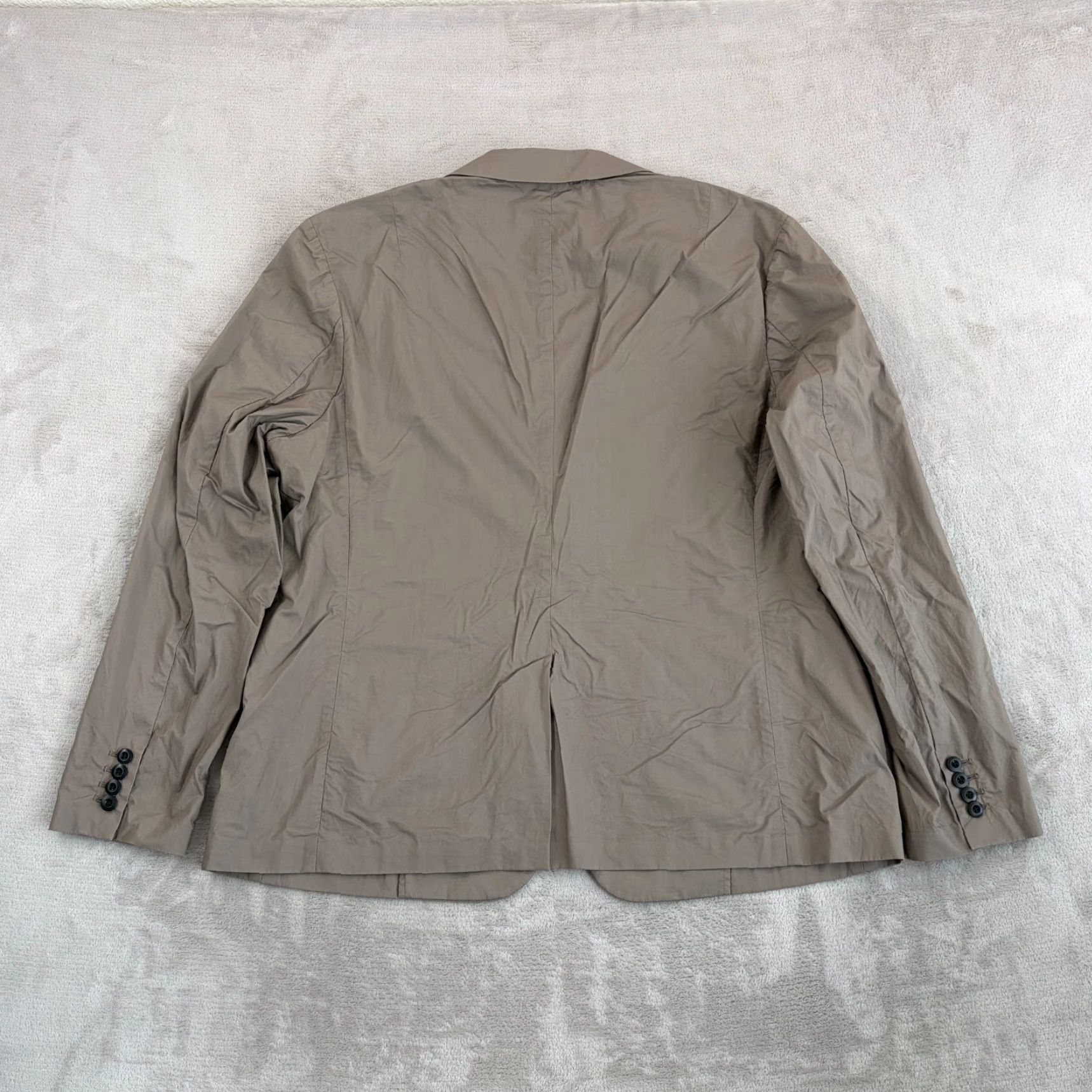 Allsaints VINTAGE AllSaints Blazer Sports Coat Brown Men 44 Cotton 2-Button Front NWOT Size 44R - 7 Thumbnail
