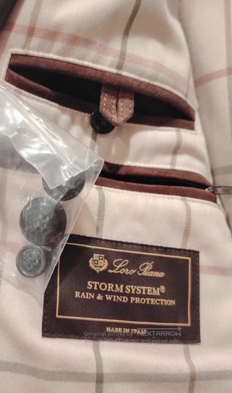 Loro Piana Loro Piana Thick Jacket with Tech Material Wind and Rain P Size US L / EU 52-54 / 3 - 5 Thumbnail