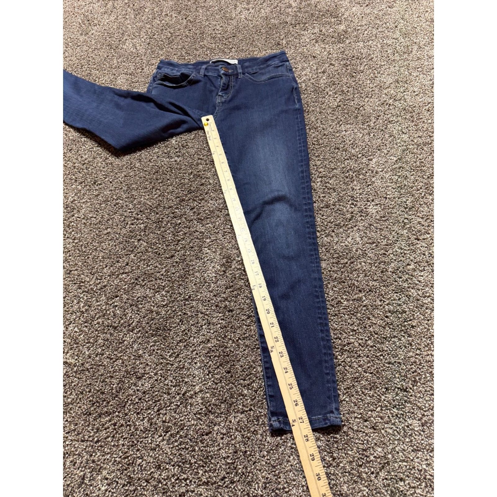 Vintage VINTAGE Buckle BKE Buckle Stella Women's Jeans Size 28Blue Denim Low Rise Ankle Skinny Slim, 5-Pocket, Stretch, Regular, Blue, Women, Jeans Size 28" / US 6 / IT 42 - 6 Thumbnail