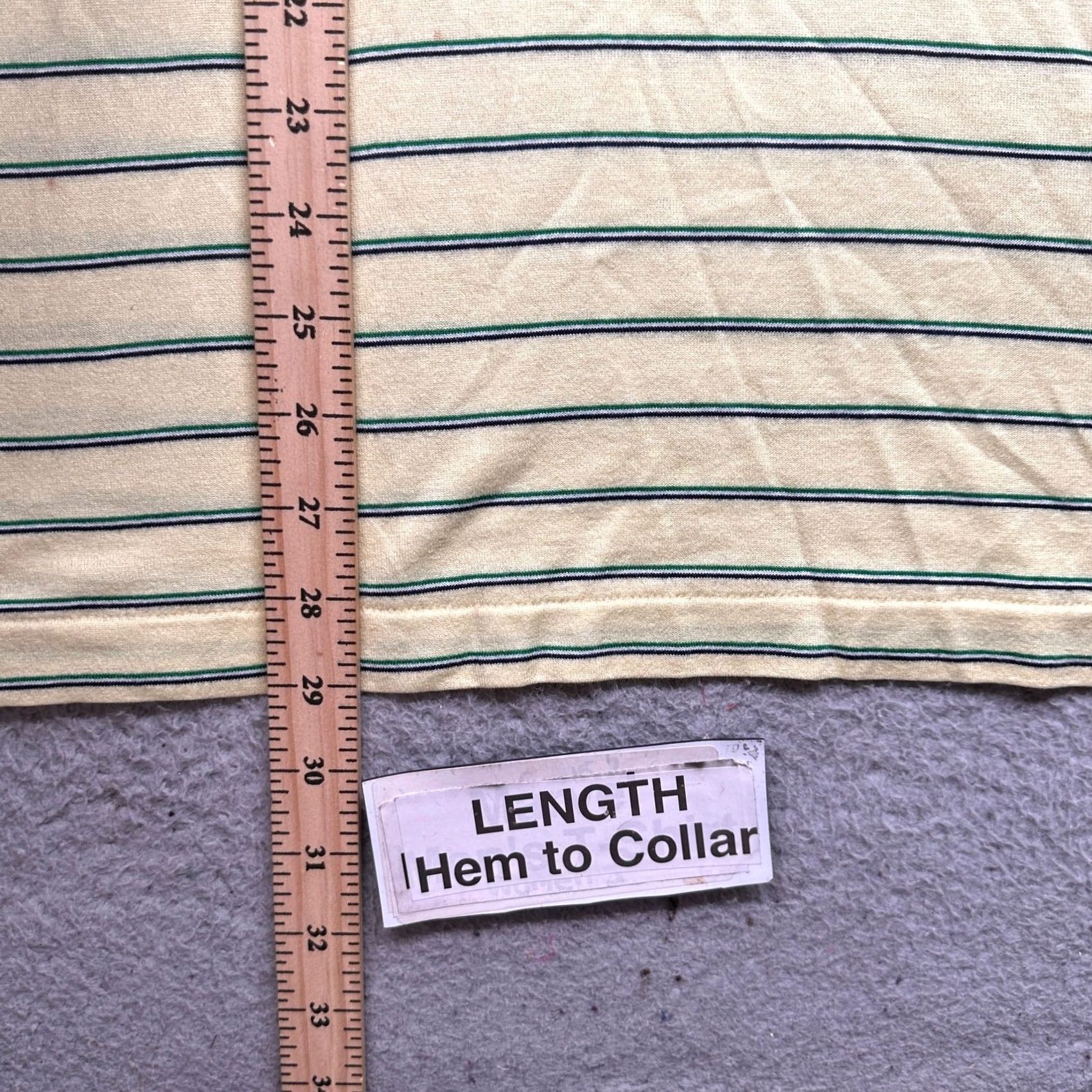 Vintage VINTAGE LL Bean Polo Shirt Mens XL Short Sleeve Striped Yellow Green 80s Size US XL / EU 56 / 4 - 5 Thumbnail