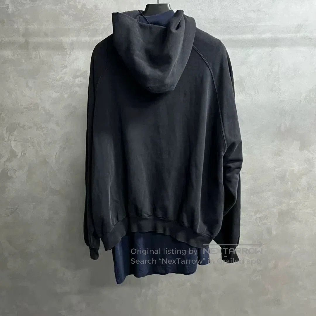 Balenciaga Balenciaga Black Logo Print Pullover Hoodie. Size US S / EU 44-46 / 1 - 2 Thumbnail