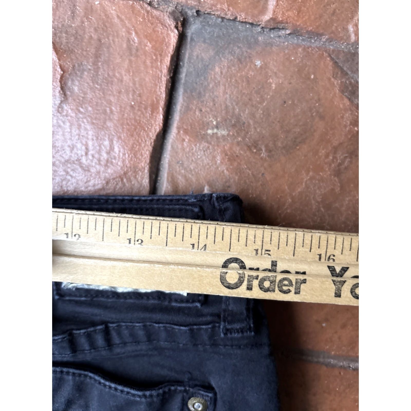 Vintage VINTAGE Robins Jean Marilyn Gold Skinny Jeans Women's 30x34.5 Black Size 30" / US 8 / IT 44 - 5 Thumbnail
