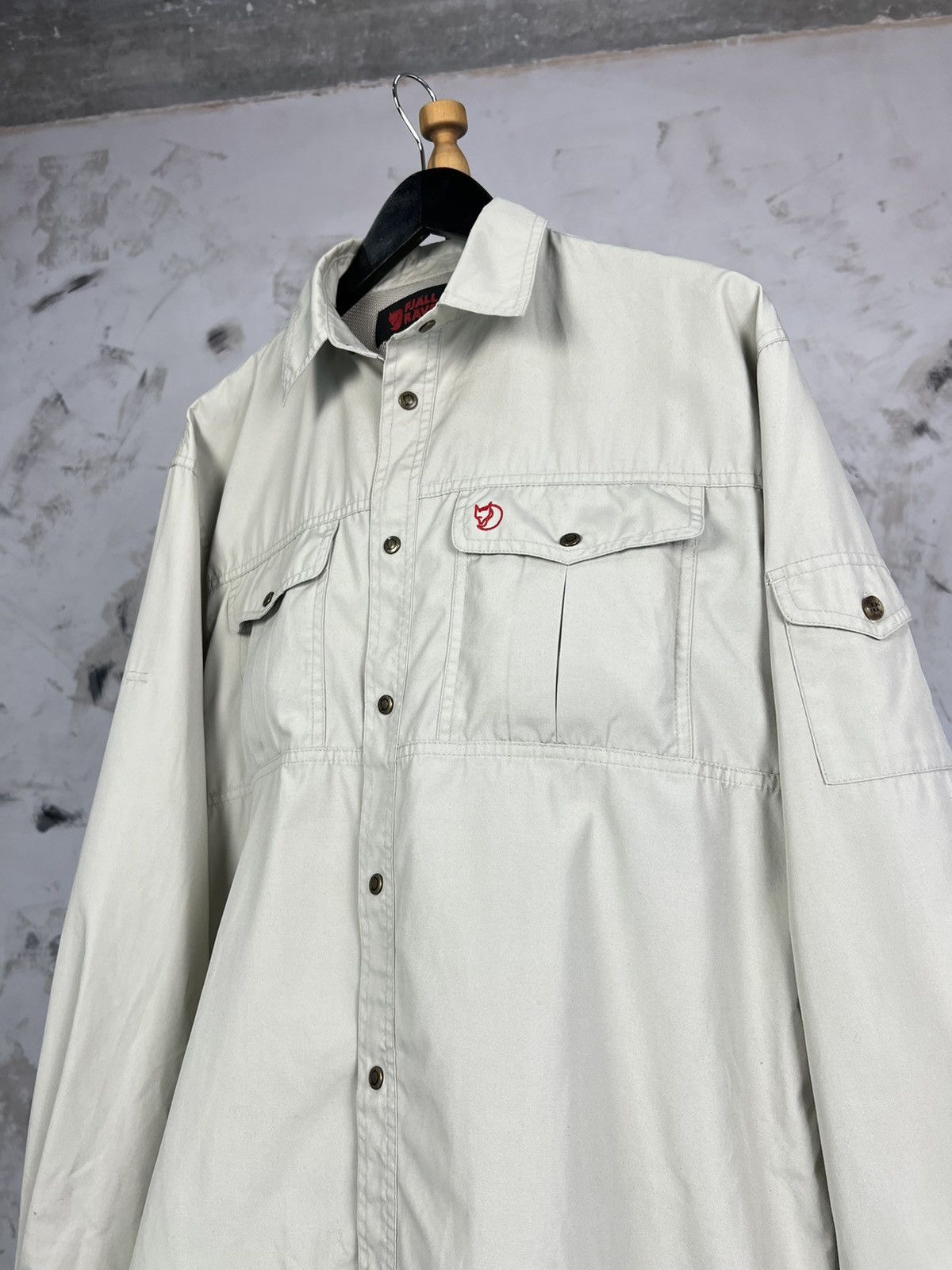 Fjallraven Vintage Fjallraven Button Shirt Size M - L Size US M / EU 48-50 / 2 - 2 Thumbnail