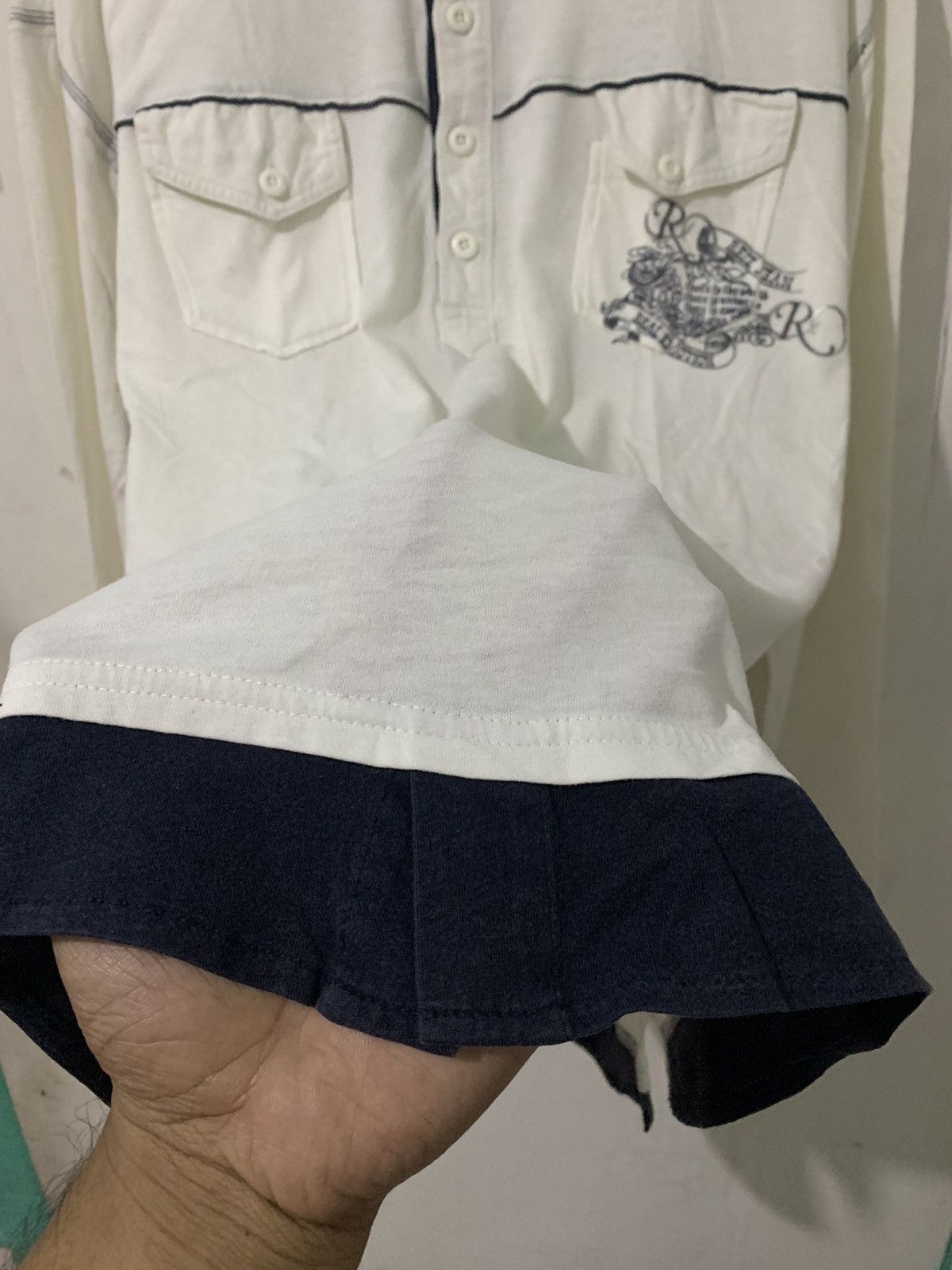If Six Was Nine × Le Grande Bleu (L.G.B.) × Yasuyuki Ishii 2000s Reiz jean - Long Sleeve poem rock vkeistyel Size US L / EU 52-54 / 3 - 8 Thumbnail