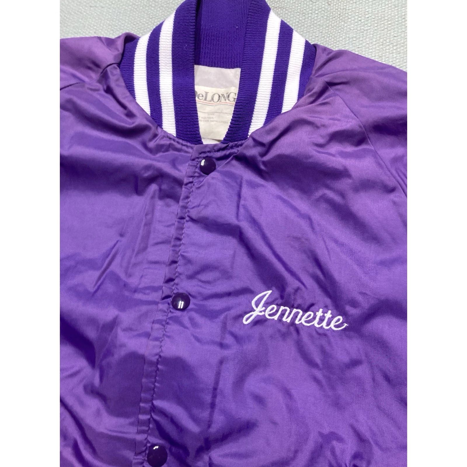 Vintage VINTAGE 80s bomber jacket IBPOEW order of the elks Lansing Michigan purple XL Mens Size US XL / EU 56 / 4 - 4 Thumbnail