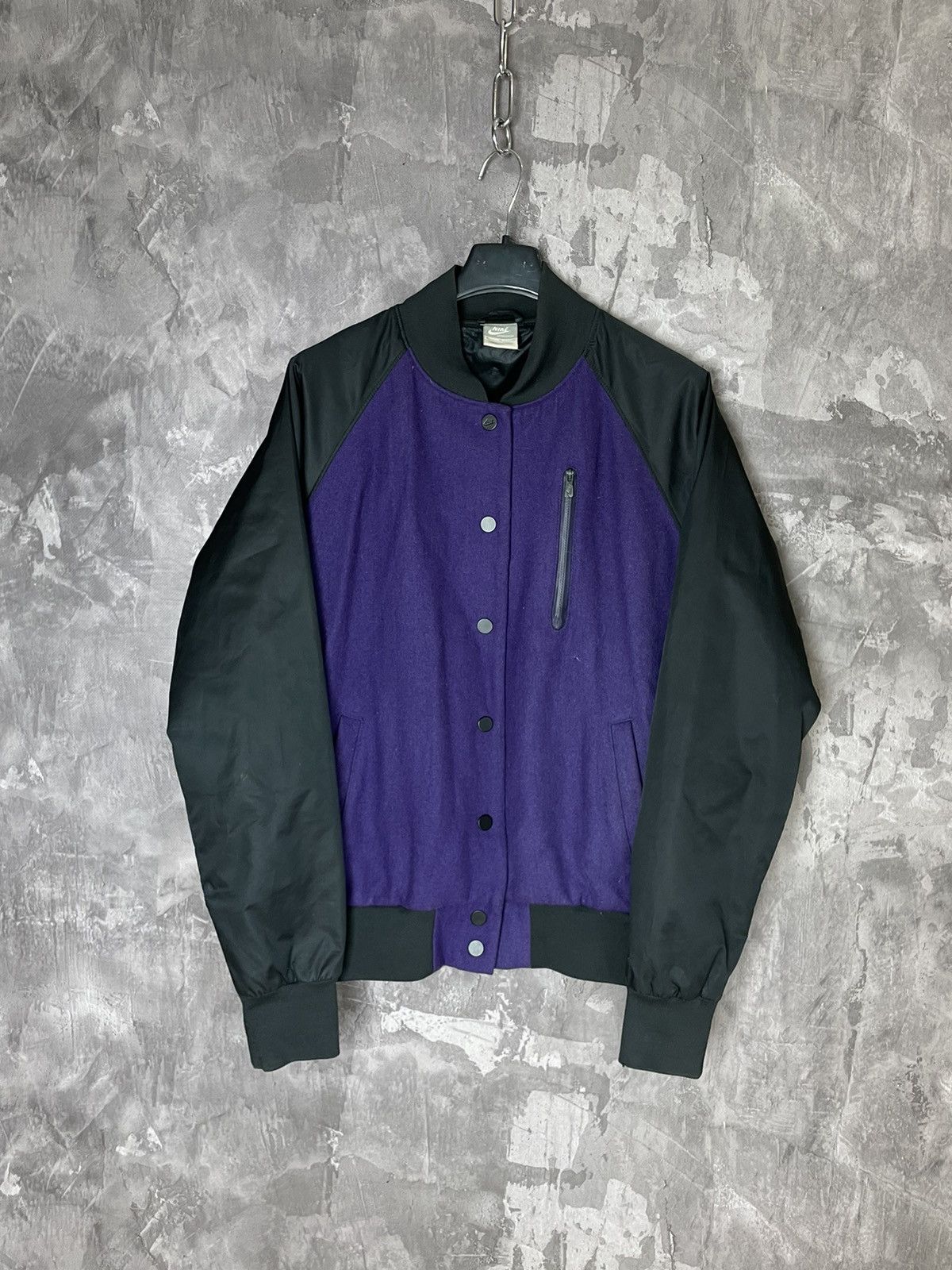 Nike × Vintage Vintage Nike Y2K Drill Track Jacket Bomber 90s Style Y2K Size US M / EU 48-50 / 2 - 1 Thumbnail