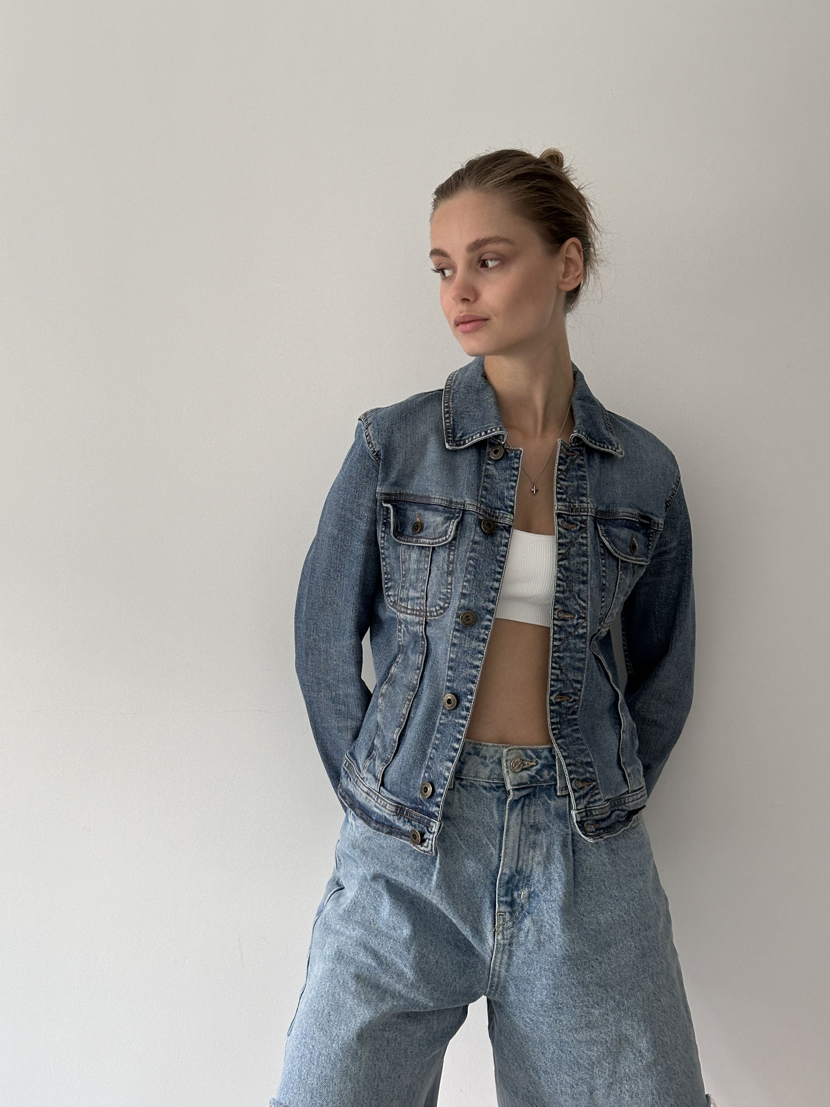 Dolce & Gabbana Vintage Dolce & Gabbana D&G Denim Jacket Size XS / US 0-2 / IT 36-38 - 1 Thumbnail