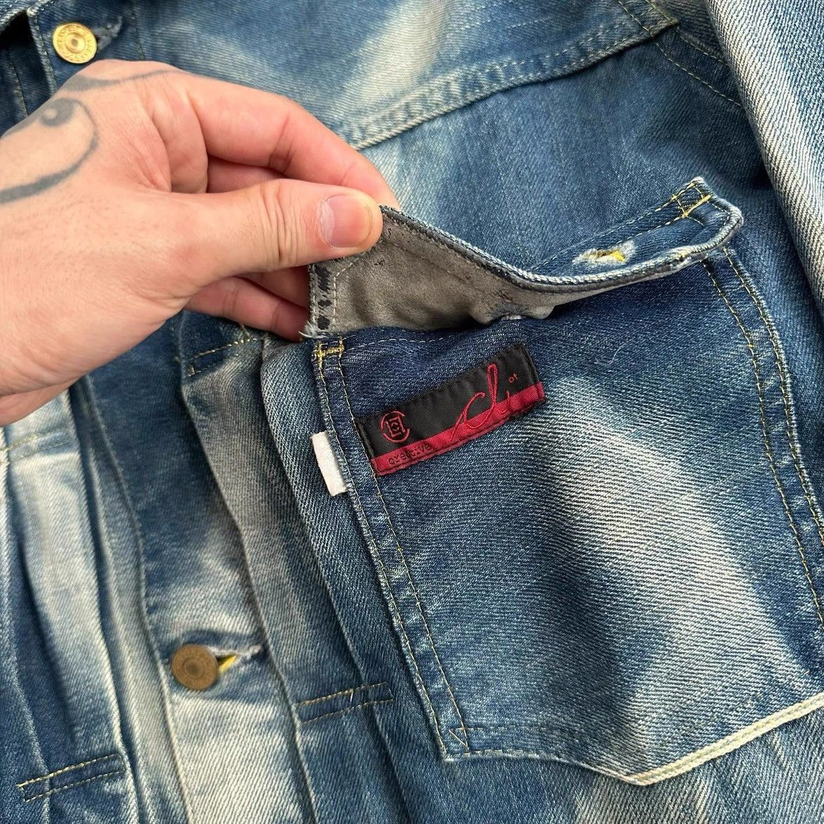 Levi's Clot x Levi’s 507 Golden Stitches Distressed Denim Jacket-2 Size US L / EU 52-54 / 3 - 7 Thumbnail