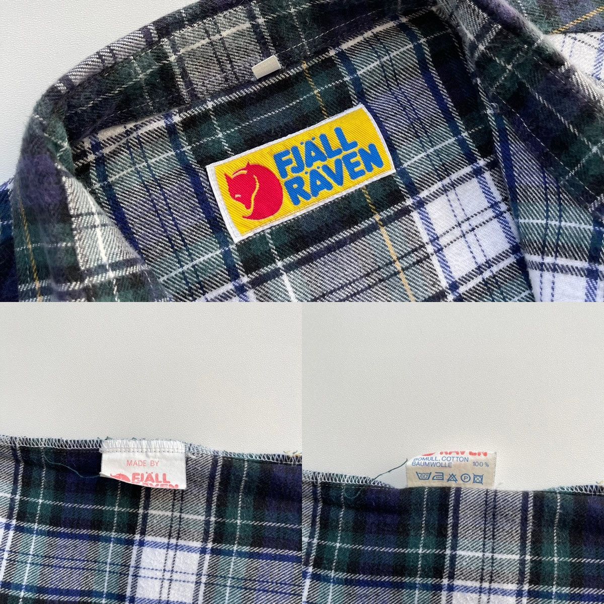 Fjallraven × The Mountain × Vintage Fjallraven Vintage Flannel Pocket Shirt Greenland Size US XL / EU 56 / 4 - 10 Thumbnail