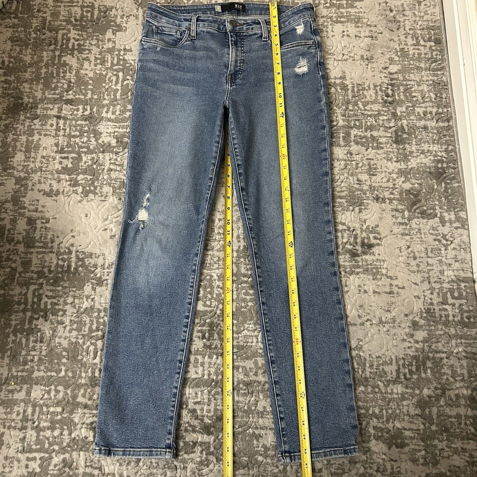 Other KUT from the Kloth High-Rise Fab AB Cigarette Leg- Size 8 Size 30" / US 8 / IT 44 - 12 Thumbnail