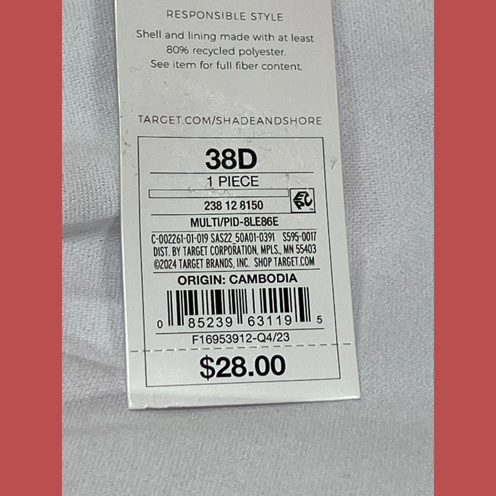 Other Shade & Shore - Women's Ribbed Hidden Underwire Bandeau Biki Size ONE SIZE - 9 Thumbnail