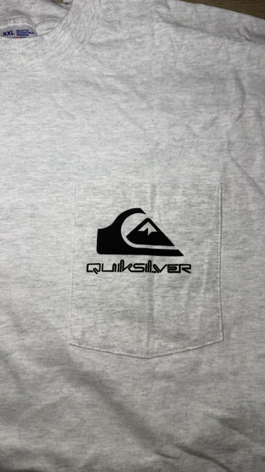 Quiksilver Vintage / Y2K 1990s Quicksilver Logo SpellOut Shirt Size US XXL / EU 58 / 5 - 4 Thumbnail