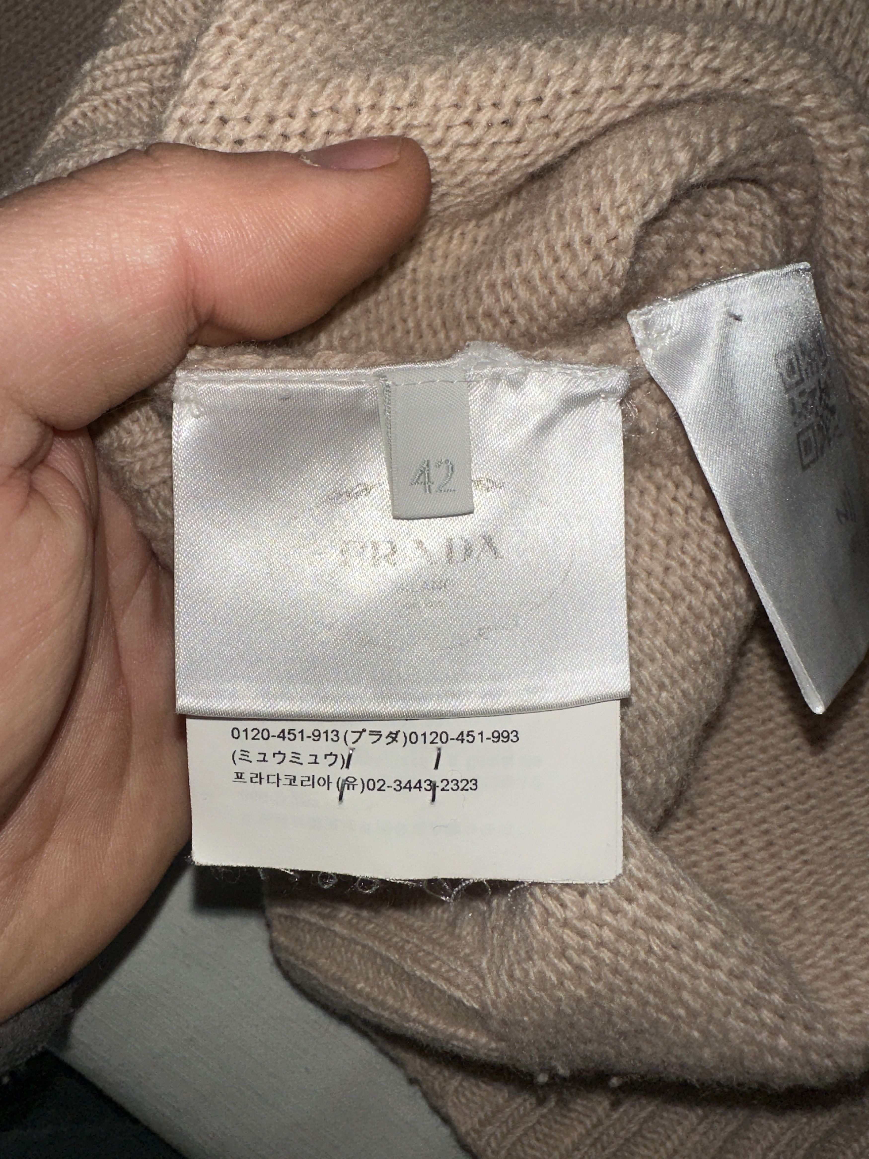 Prada Prada Lips Pattern Wool Cashmere Knit Sweater Size 42 IT Size M / US 6-8 / IT 42-44 - 11 Thumbnail