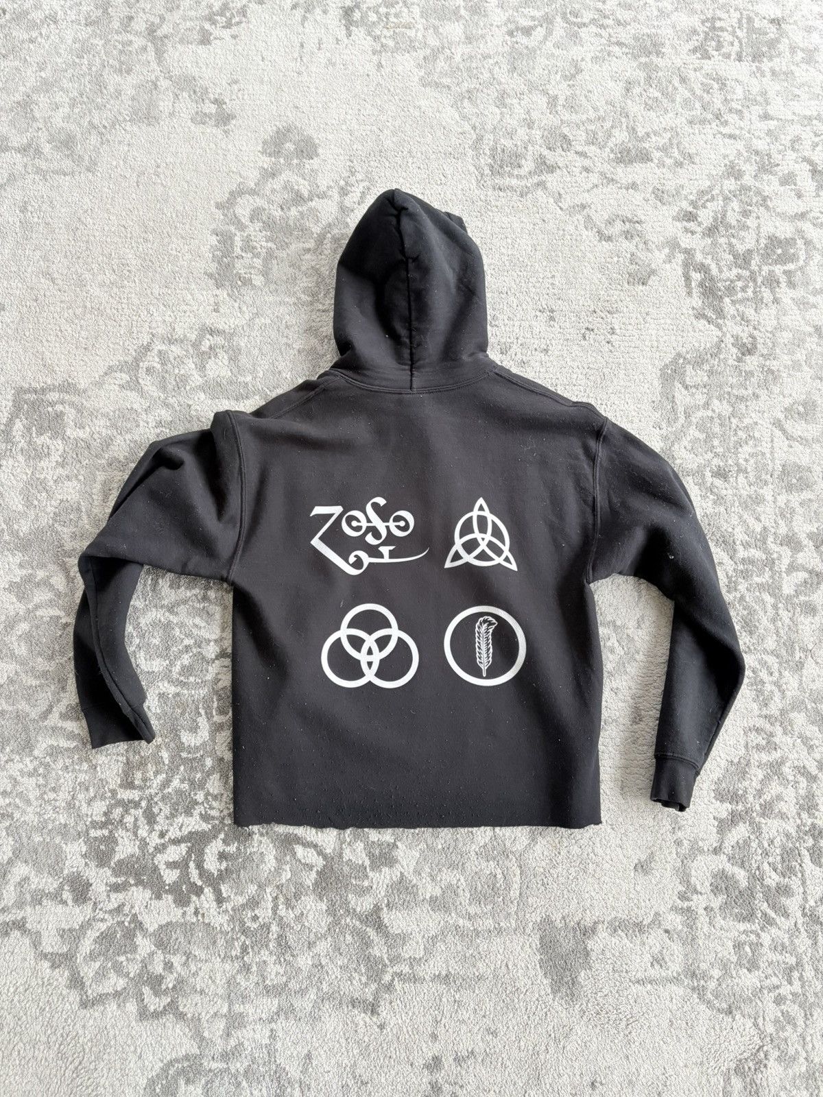 Led Zeppelin Led Zeppelin Cropped Hoodie Size US M / EU 48-50 / 2 - 2 Thumbnail