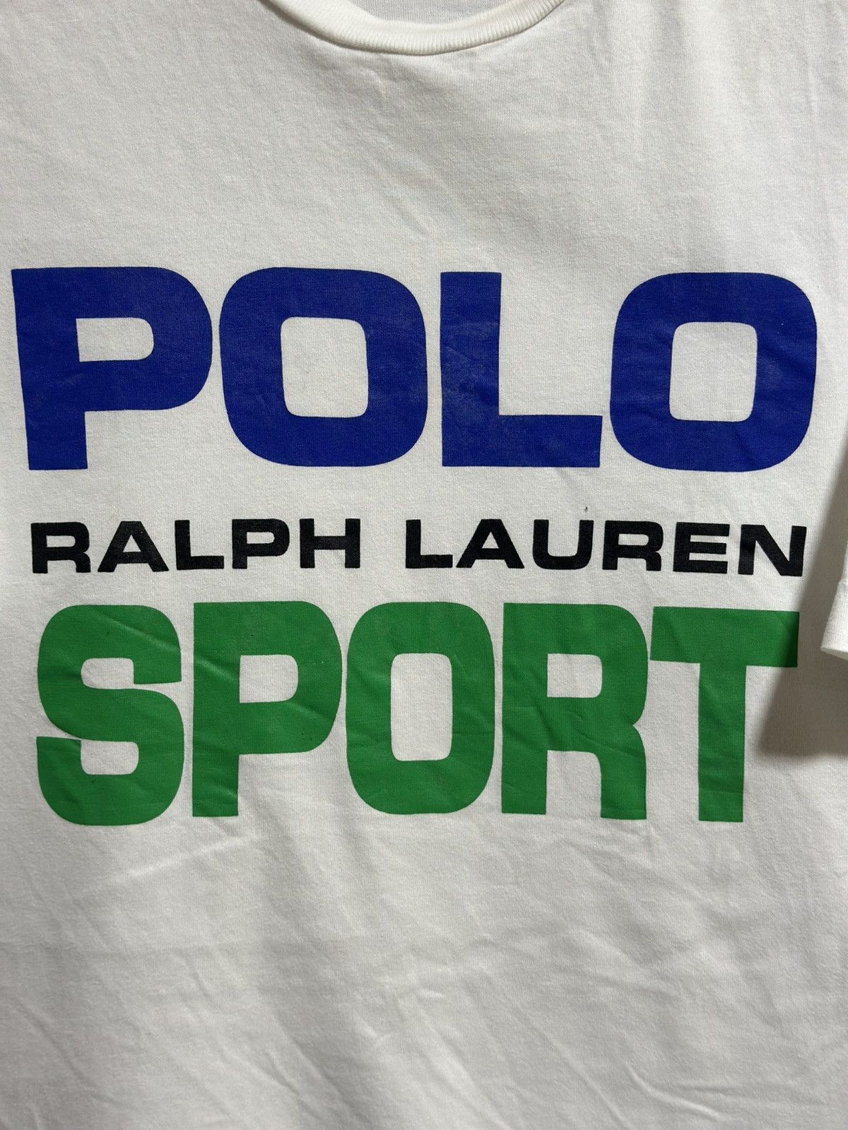 Polo Ralph Lauren Vintage Polo Ralph Lauren Sport Faded Tee Size US XL / EU 56 / 4 - 2 Thumbnail