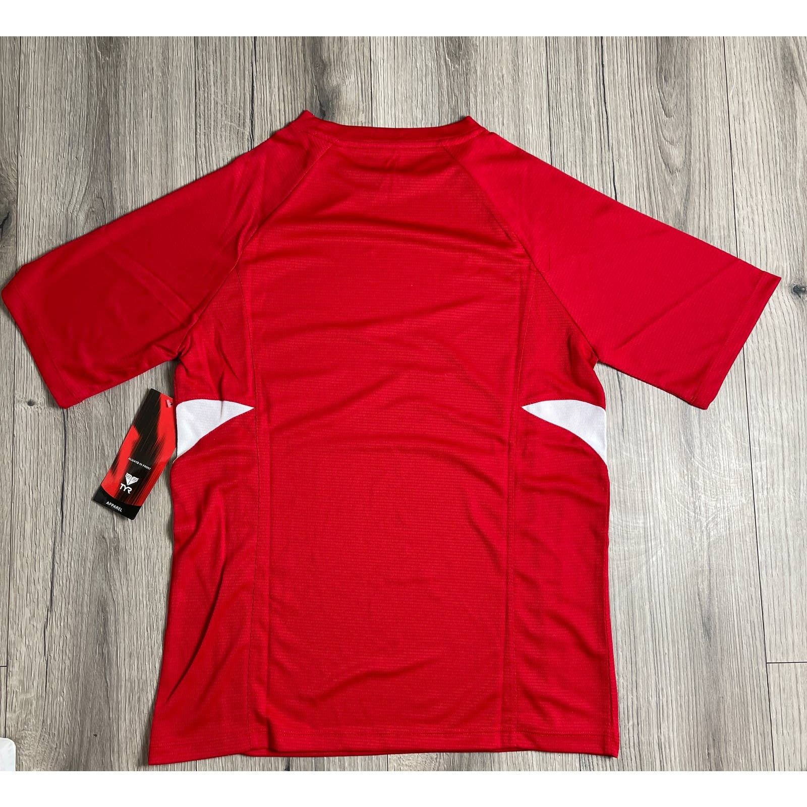 Other TYR Mens Alliance Tech Tee Tshirt Textured Red - Size Small Size US S / EU 44-46 / 1 - 2 Thumbnail