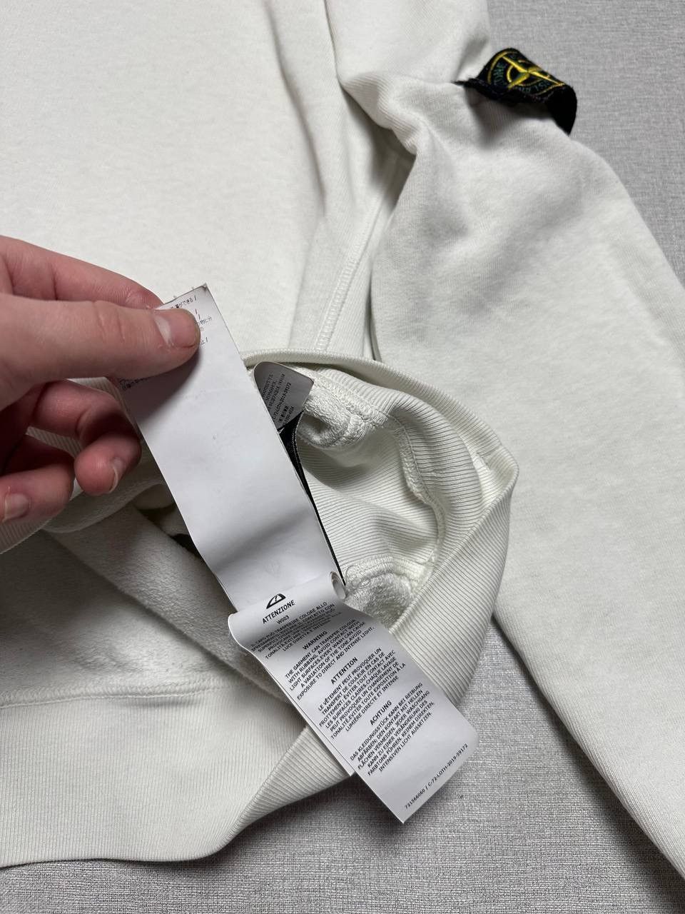 Stone Island Stone Island Crew Neck Sweatshirt WHITE Size M Size US M / EU 48-50 / 2 - 13 Thumbnail