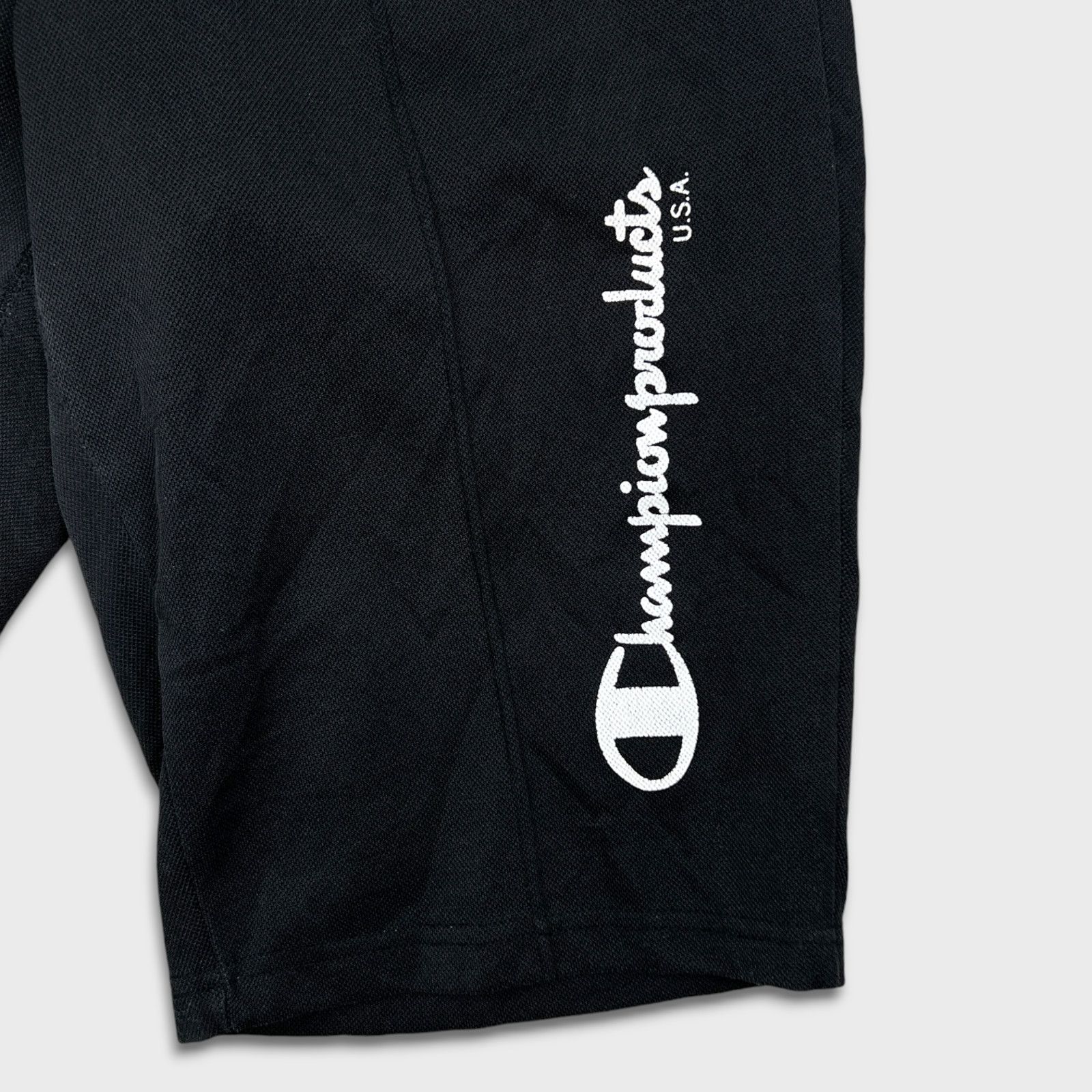 Champion × Vintage Vintage Champion Shorts Script Pocketed Sportswear 90s Jaspo Size US 26 / EU 42 - 4 Thumbnail